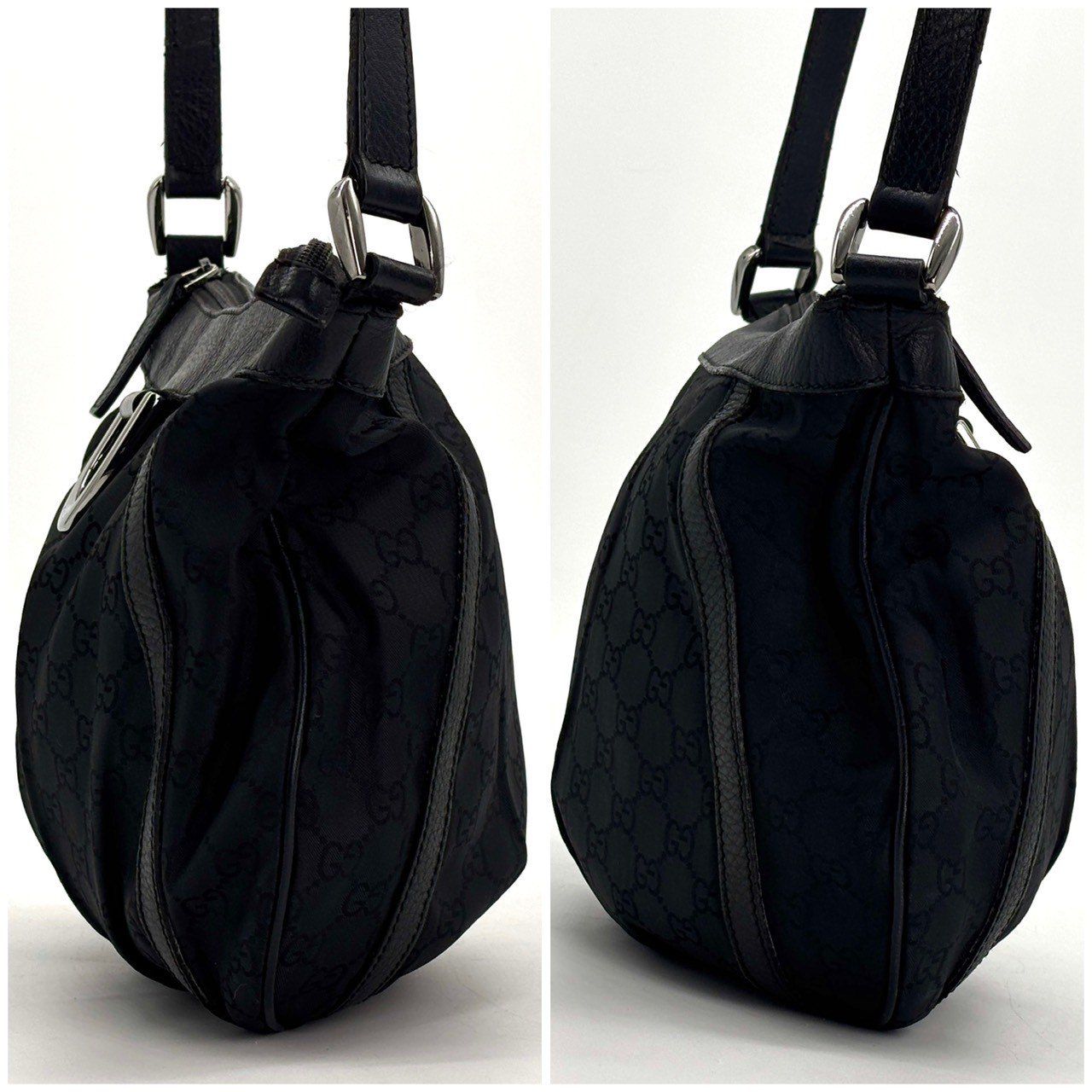 上品さを引き寄せる曲線美】 GUCCI グッチ ショルダーバッグ アビー GG