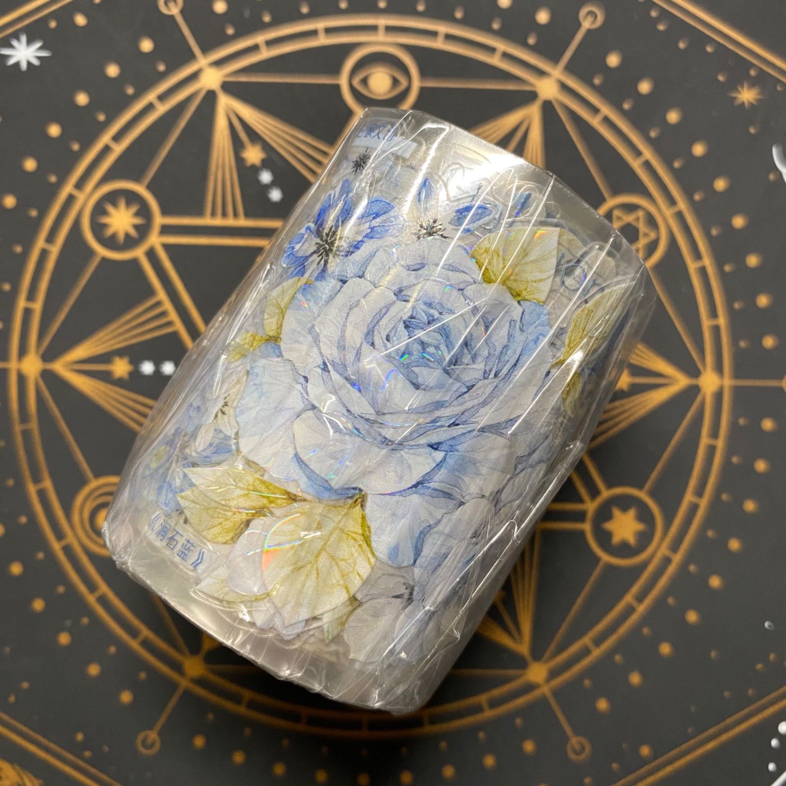 【8816】海外　マステ　6m巻売り　貝殻光マスキングテープ　お花系 8816】海外 マステ 6m巻売り 貝殻光マスキングテープ お花系 8910