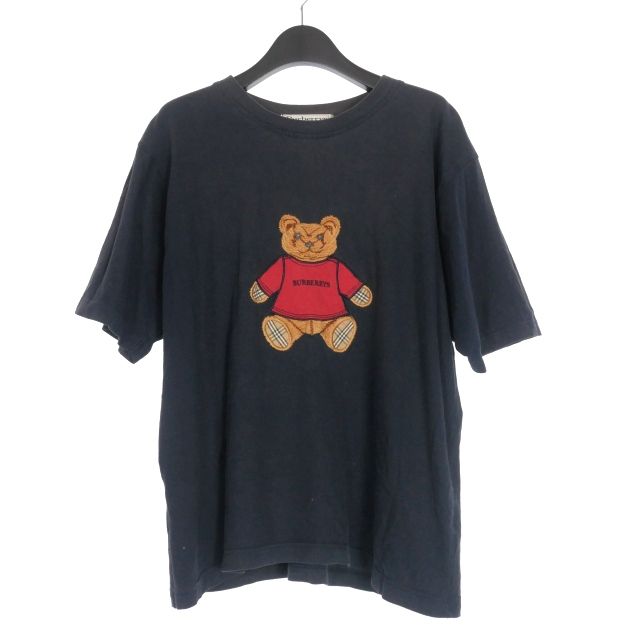 バーバリーズ Burberrys 90s 英国製 ベア刺繍 Tシャツ カットソー 半袖