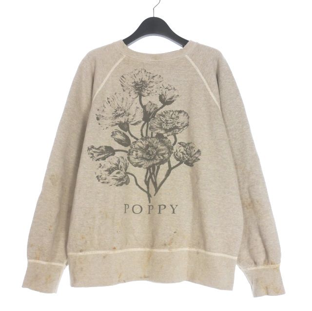 セントマイケル SAINTMICHAEL 24AW CREW SWEAT FLOWER クルーネック