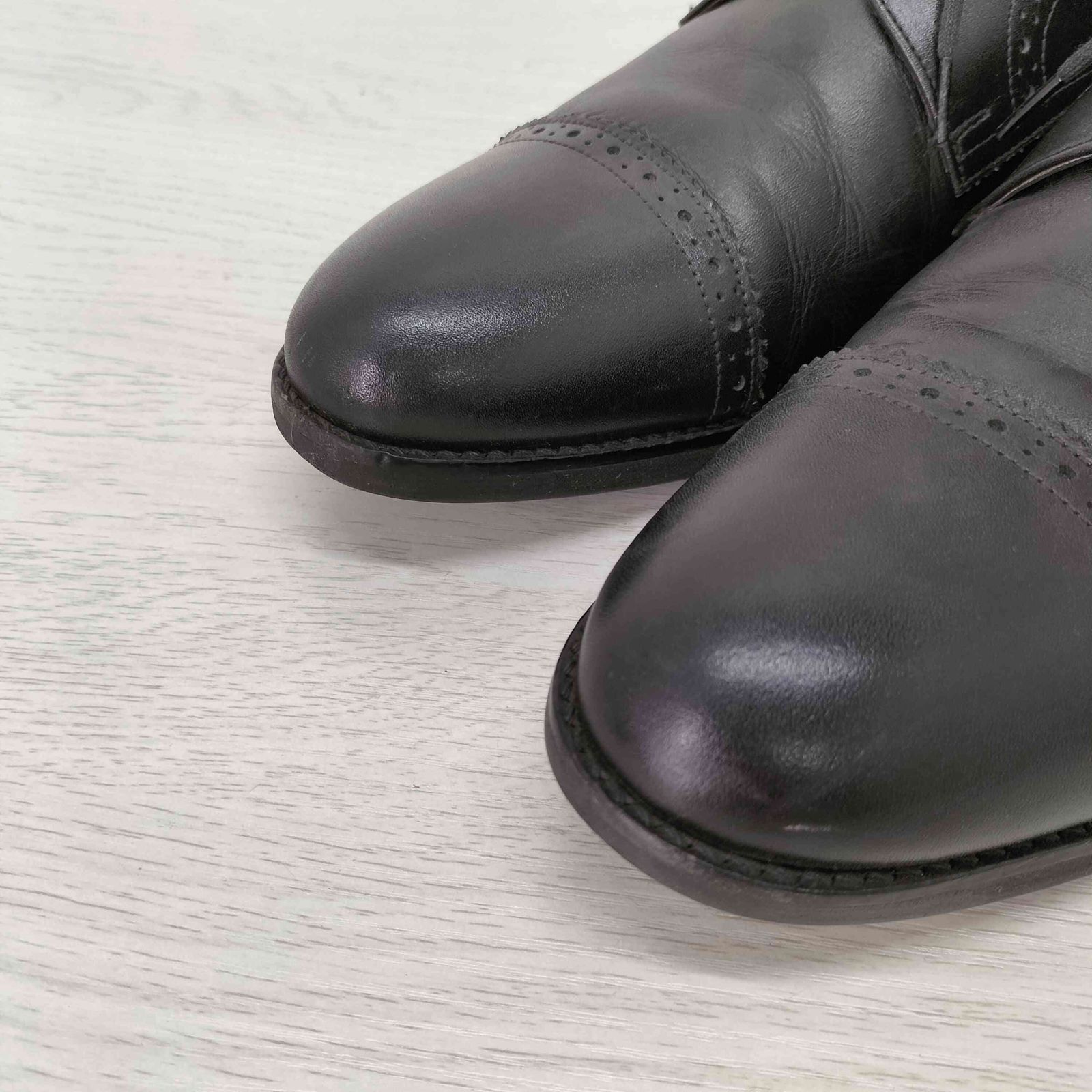 アシックス ASICS RUNWALK 外羽根 3E パンチキャップトゥ ストレート