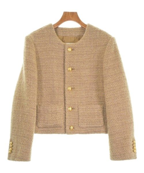 CELINE ノーカラージャケット レディース 【古着】【中古】【送料無料