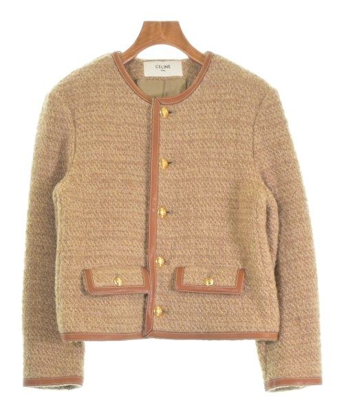 CELINE ノーカラージャケット レディース 【古着】【中古】【送料無料