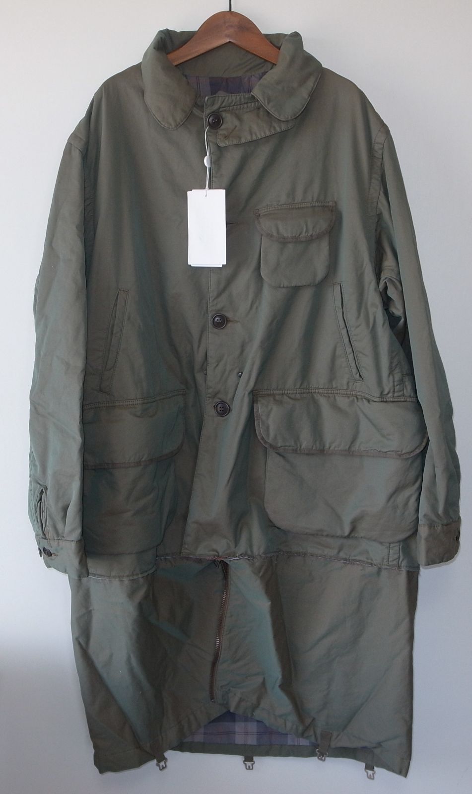 maison margiela Distressed tonic cotton jacket 中綿 ジャケット