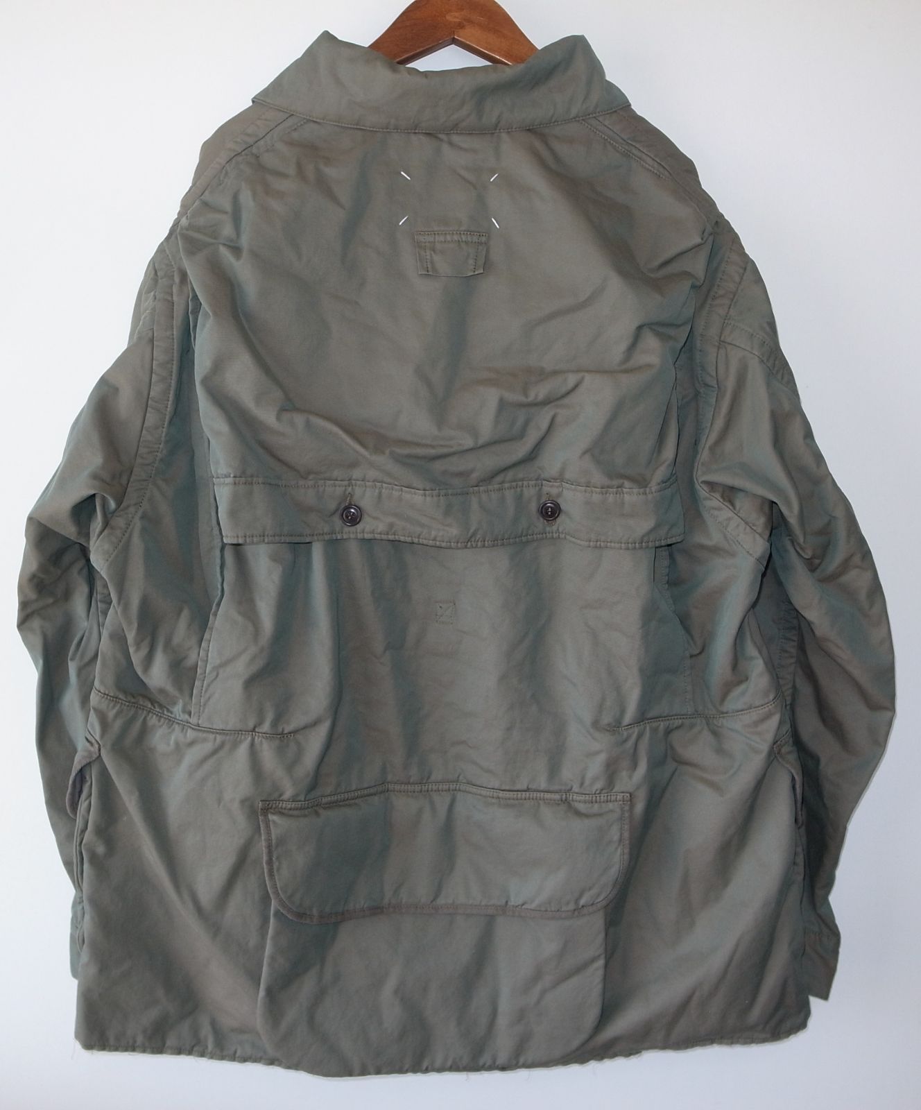 maison margiela Distressed tonic cotton jacket 中綿 ジャケット