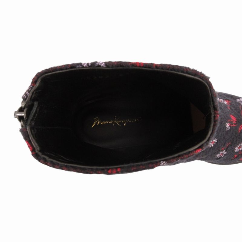 マメクロゴウチ Mame Kurogouchi 52 Floral Jacquard Boots MM22PF