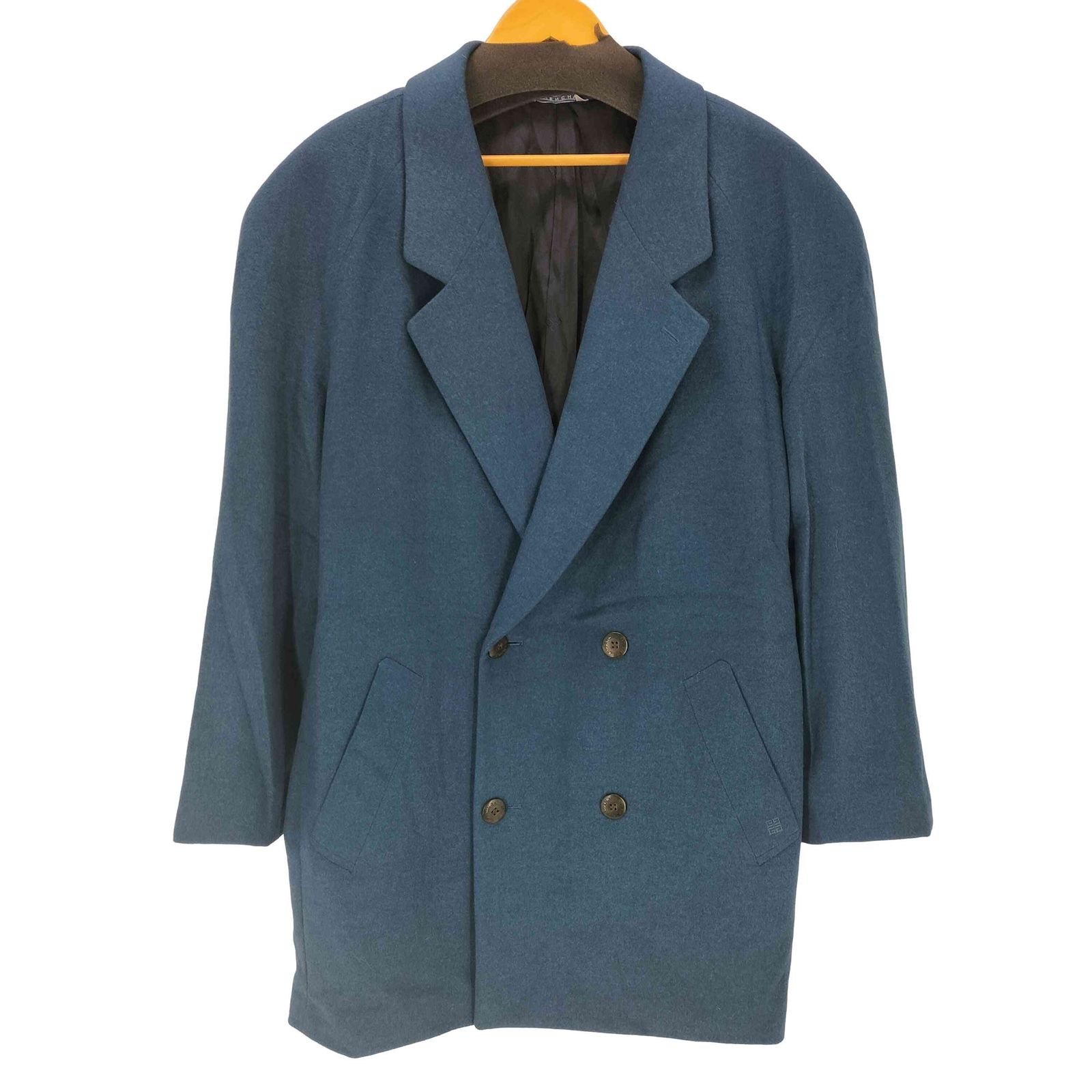 ジバンシィ GIVENCHY カシミヤシルク混 ダブルコート レディース L