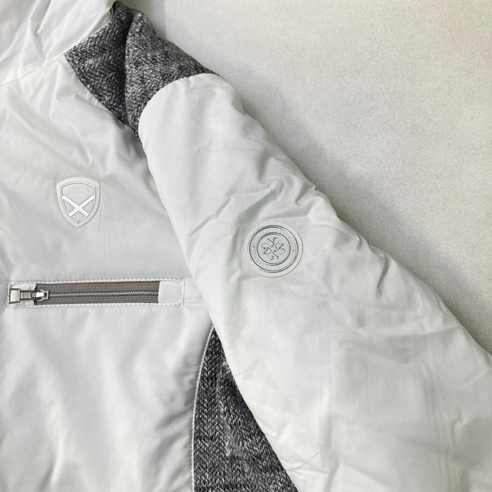 サイズ：M ST ANDREWS セントアンドリュース 裏起毛 蓄熱 ニット切替