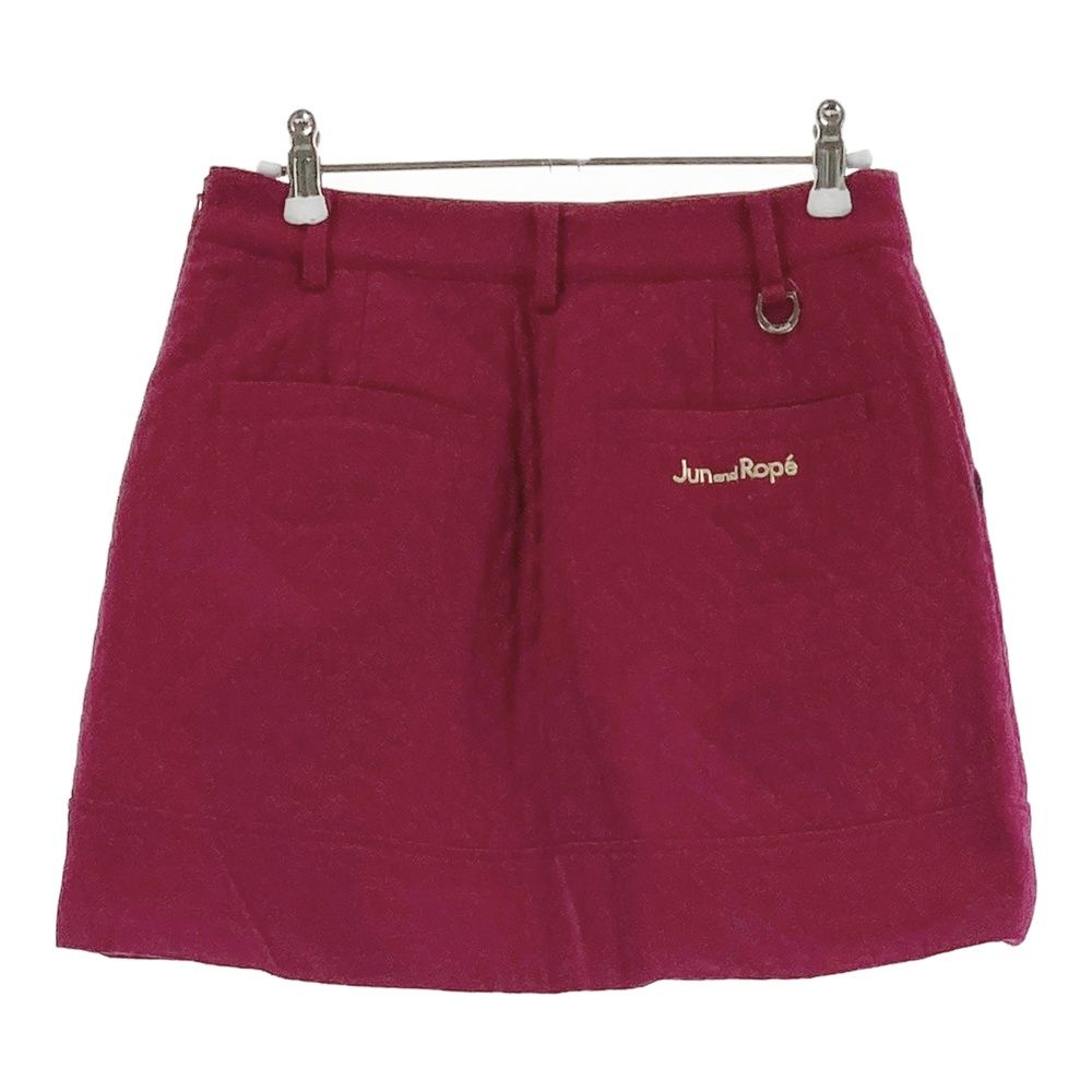 サイズ：S JUN&ROPE ジュン アンド ロペ ウール混 蓄熱 中綿スカート