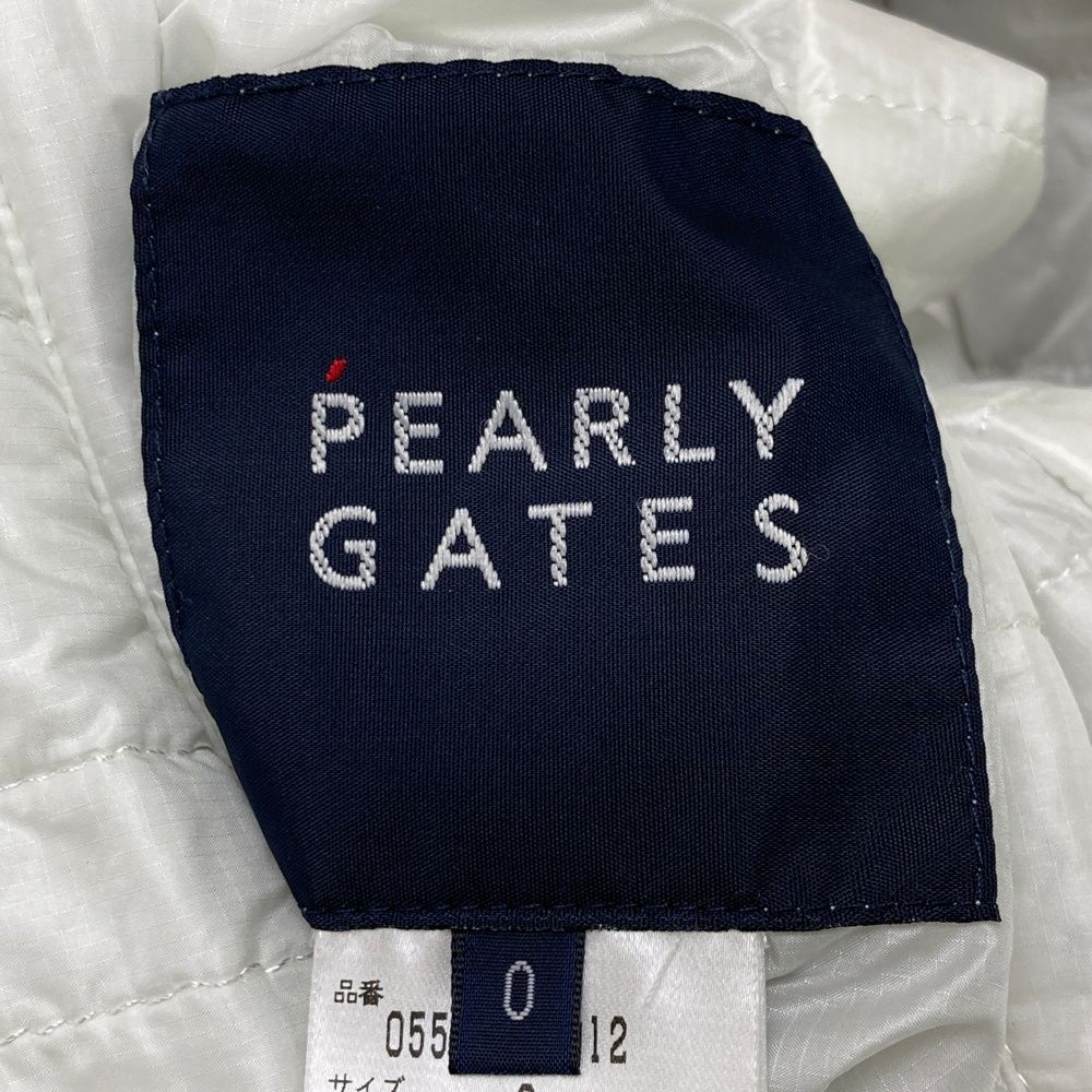 サイズ：0 PEARLY GATES パーリーゲイツ 2WAY リバーシブル 中綿