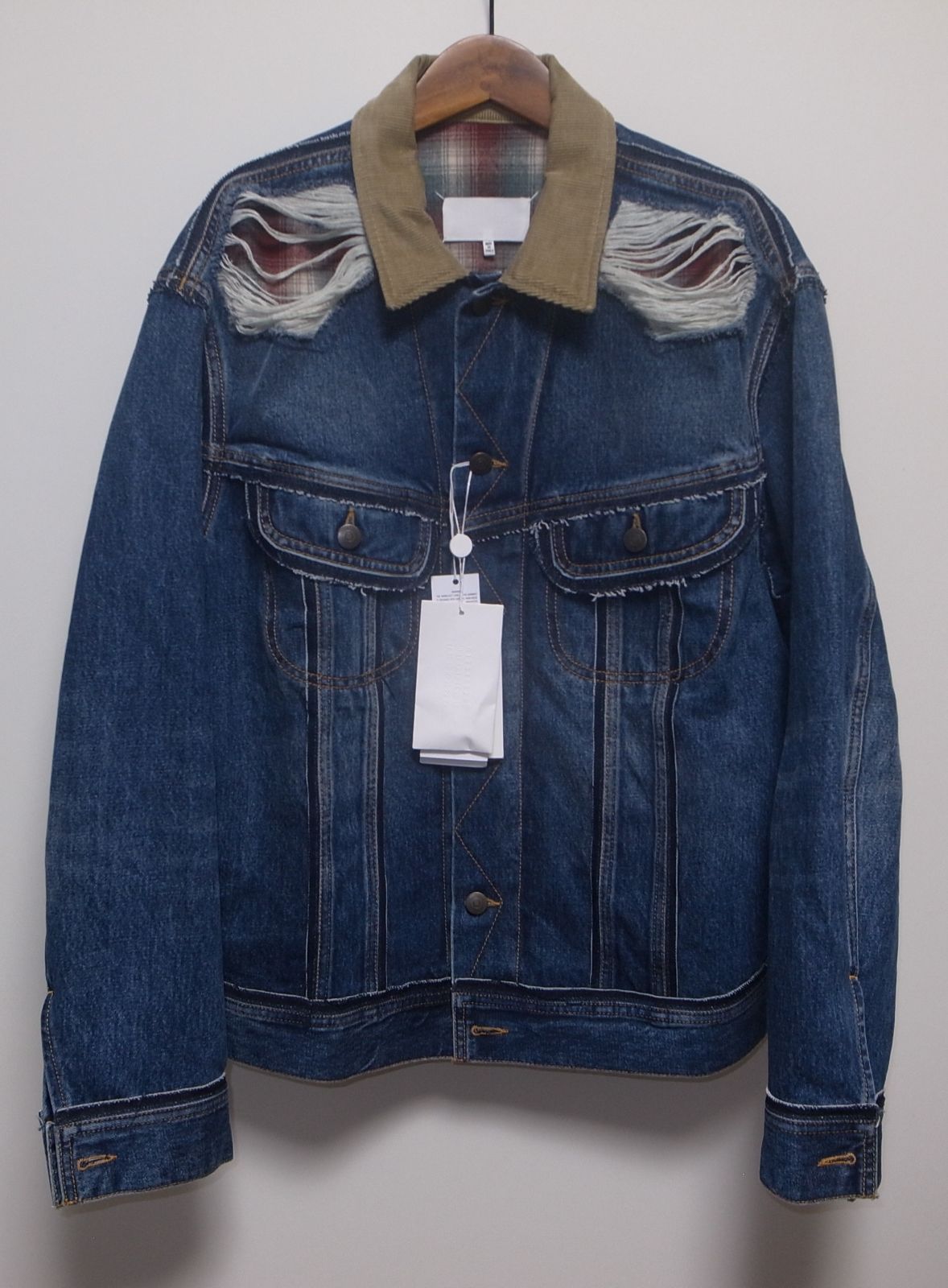 maison margiela ペンドルトン デニムジャケット size48 マルジェラ