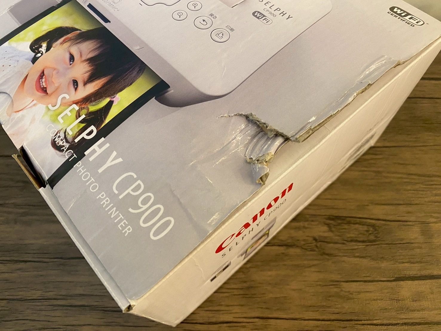 □コンパクトフォトプリンター キャノン SELPHY CP900 ホワイト