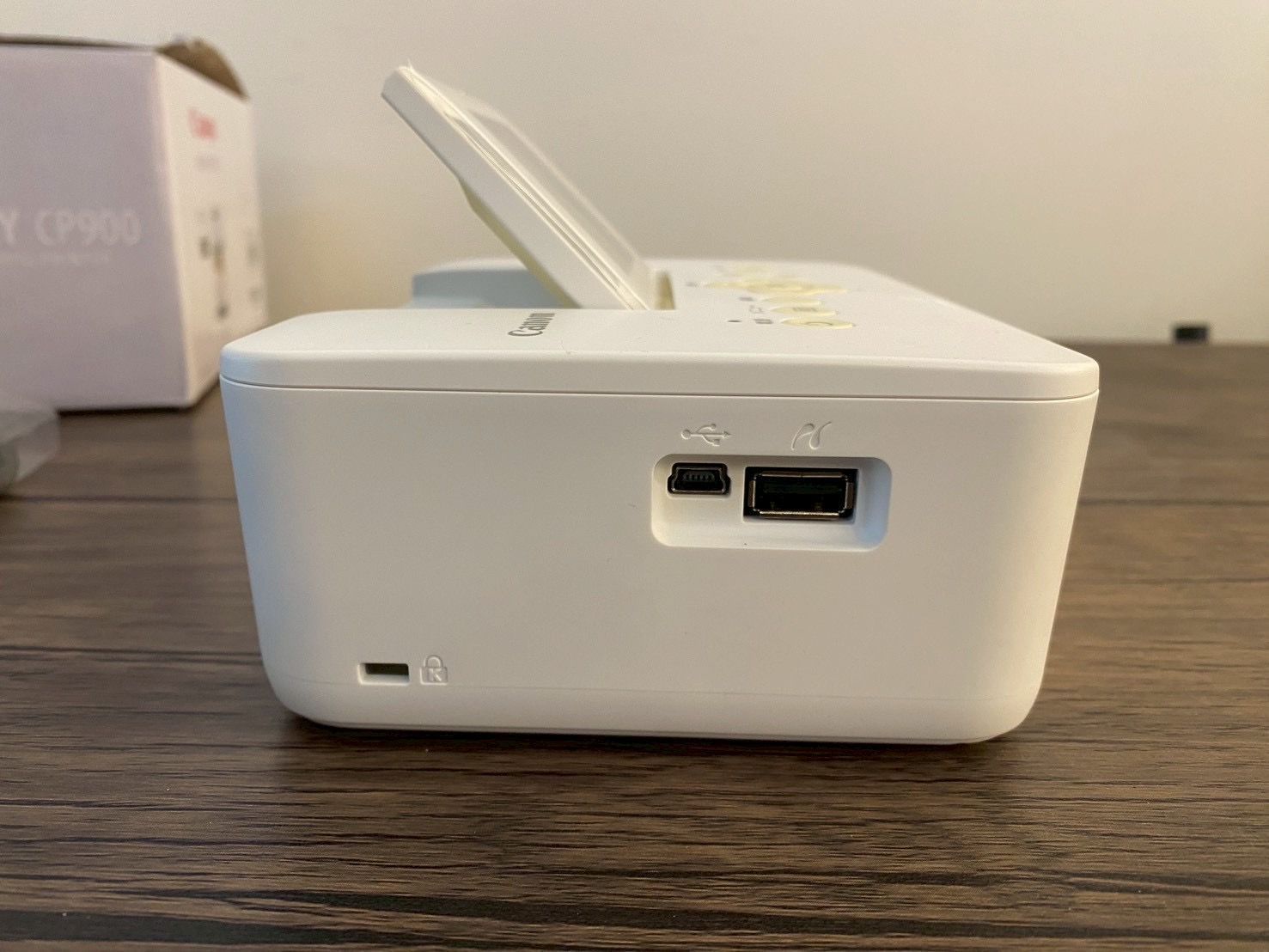 □コンパクトフォトプリンター キャノン SELPHY CP900 ホワイト