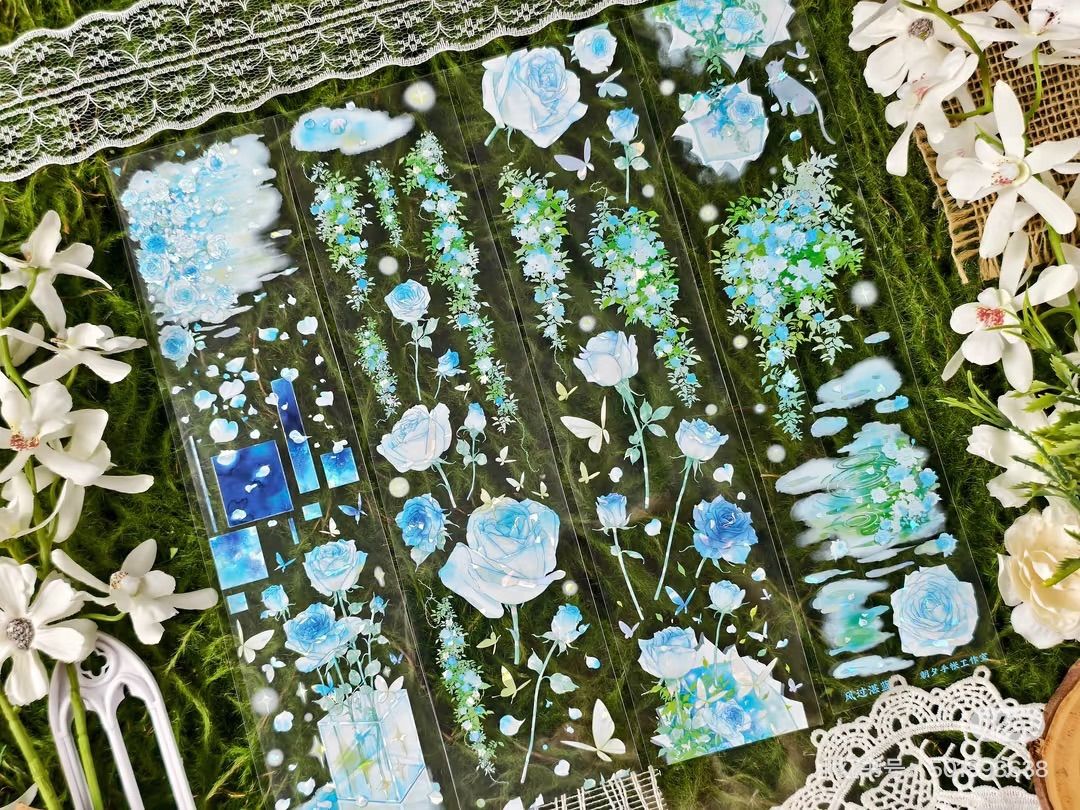 8947】海外 マステ 3/5/巻 貝殻光マスキングテープ バラ 装飾系 - メルカリ