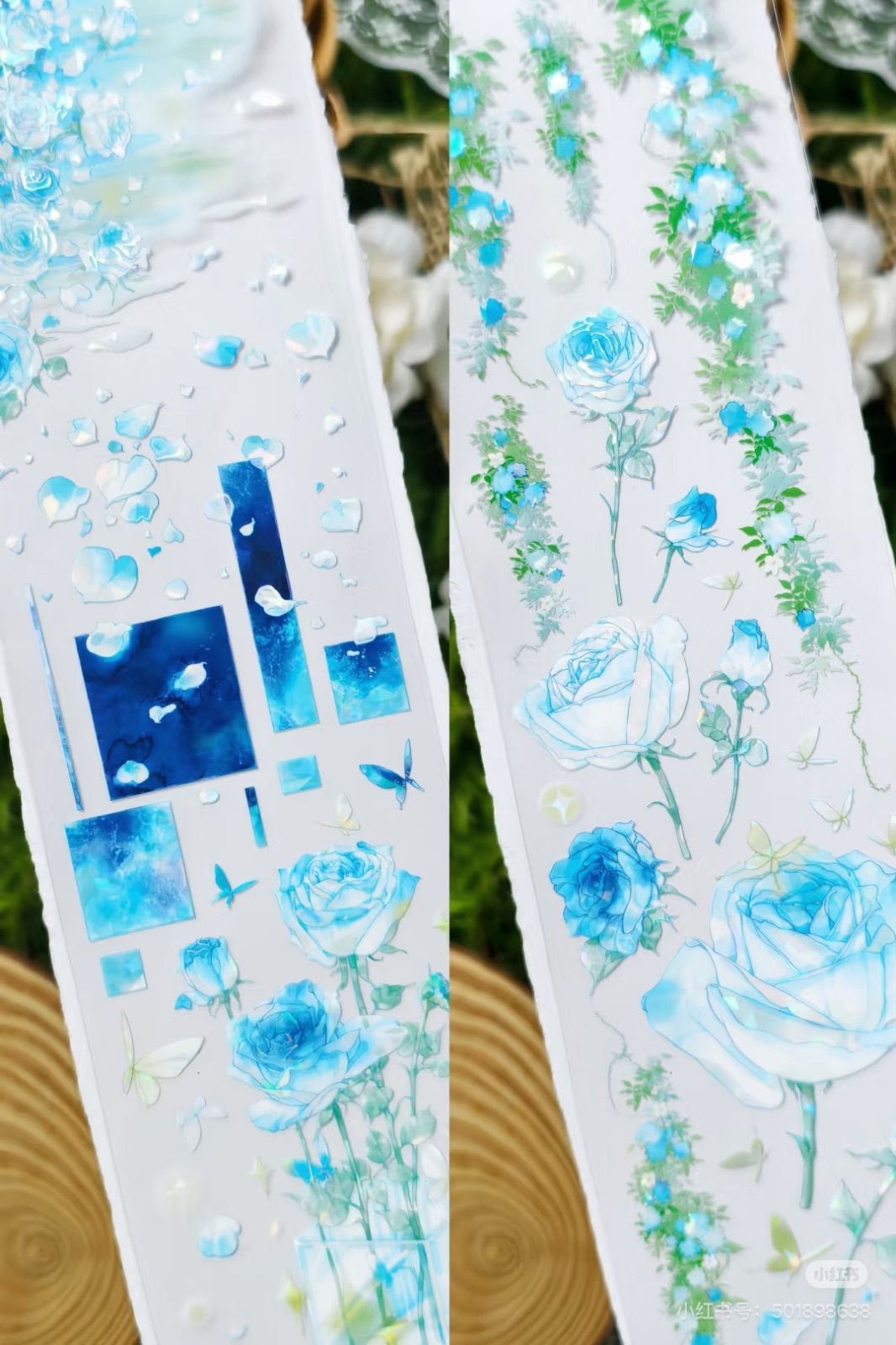 8947】海外 マステ 3/5/巻 貝殻光マスキングテープ バラ 装飾系 - メルカリ