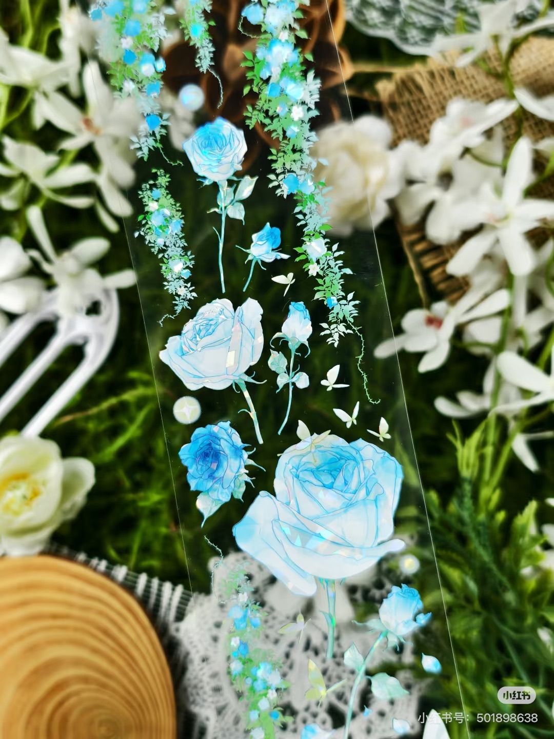 【8176】海外　マステ　3/5/巻売り　貝殻光マスキングテープ　お花　バラ 8848】海外 マステ 3/5/巻 貝殻光マスキングテープ お花 ツバメ 月