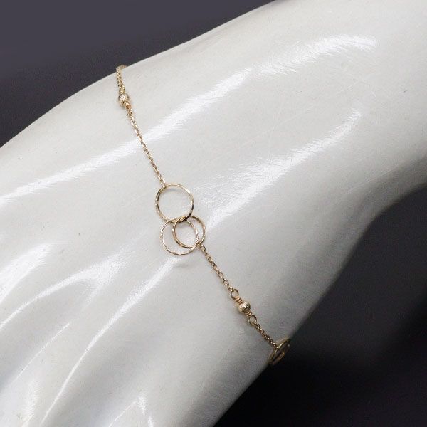 アガット/agete K10YG ブレスレット - メルカリ