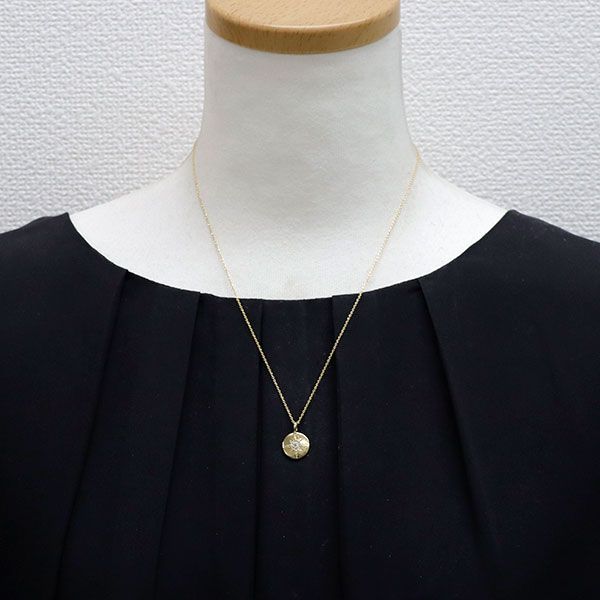 MIZUKI K14YG ダイヤモンド ペンダントネックレス リバーシブル - メルカリ