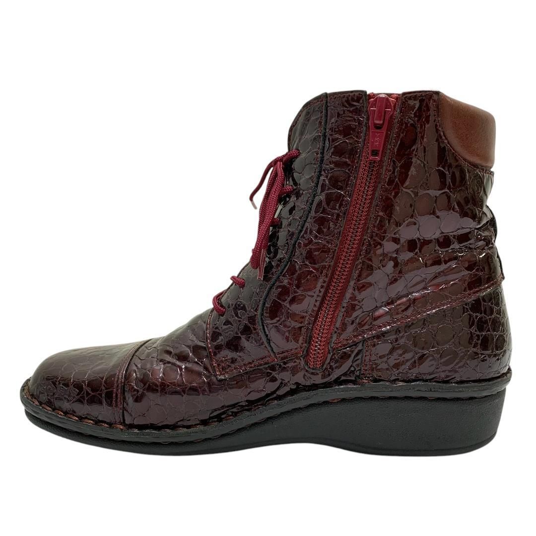 美品】エッチ・ピー・エス H.P.S. (24) レースアップブーツ サイド