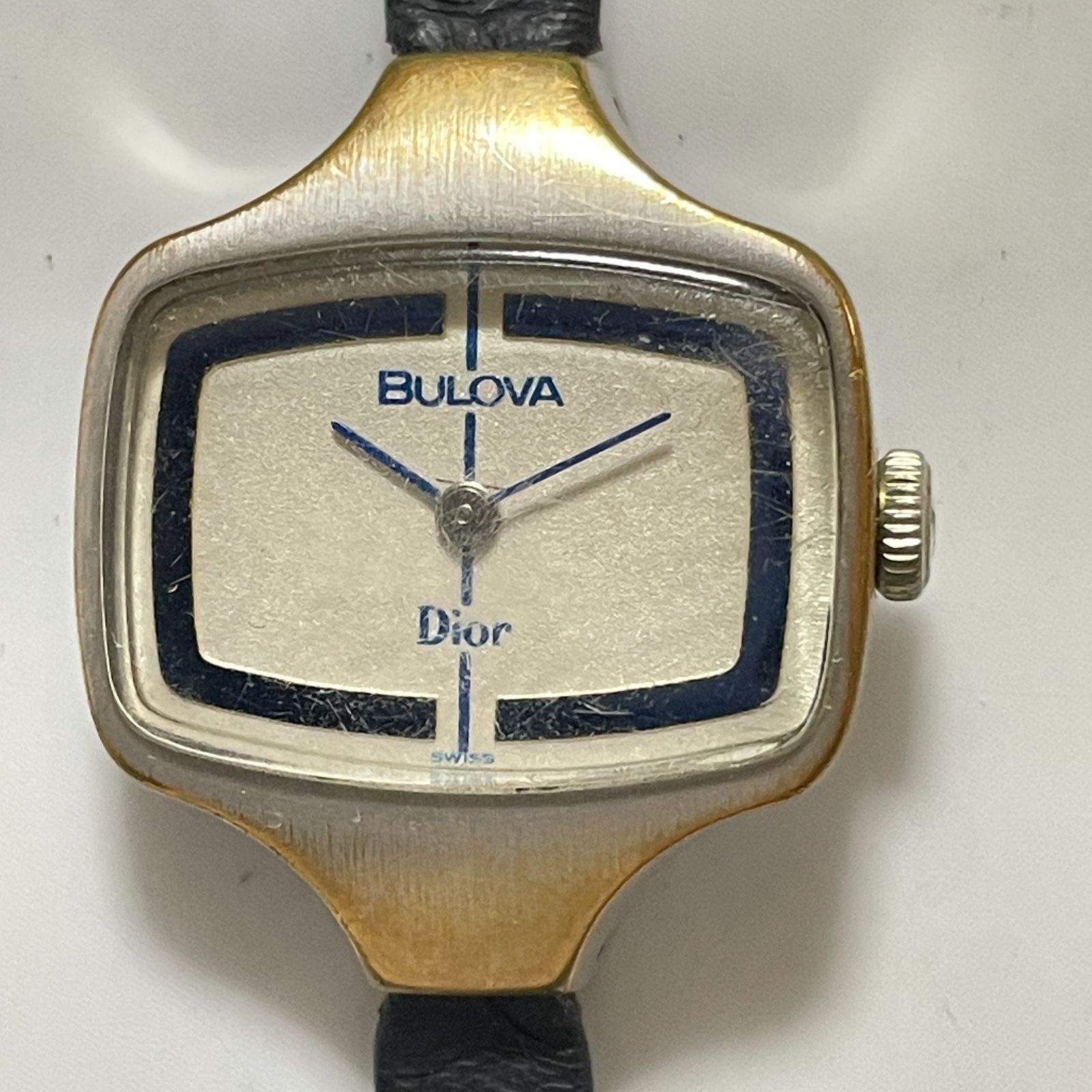 BULOVA x DIOR Wネーム 手巻き 腕時計 レディース 動作未確認