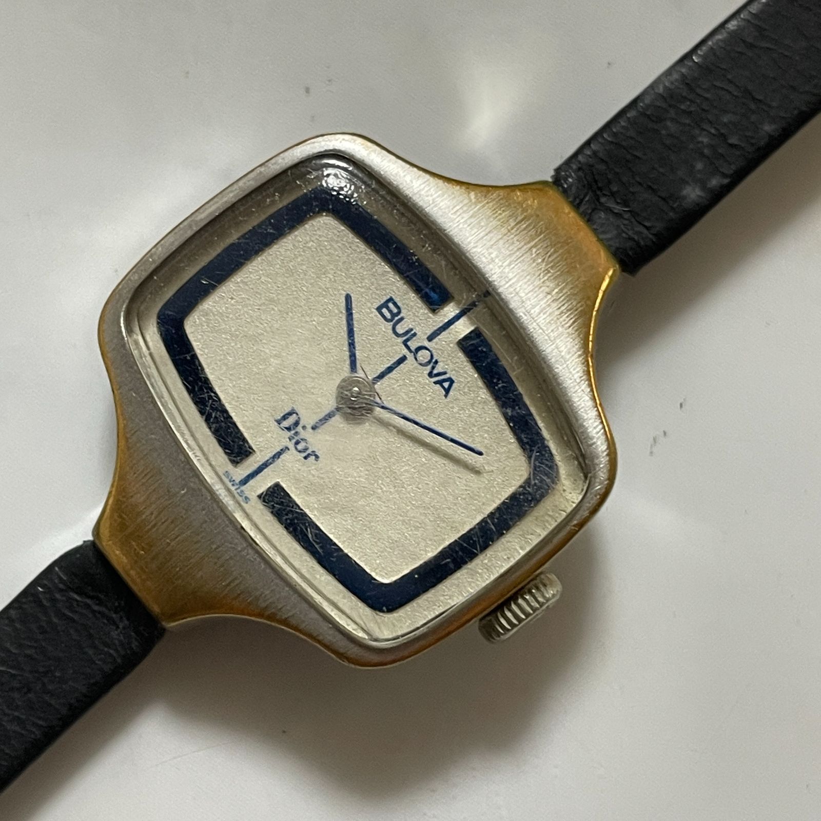BULOVA x DIOR Wネーム 手巻き 腕時計 レディース 動作未確認