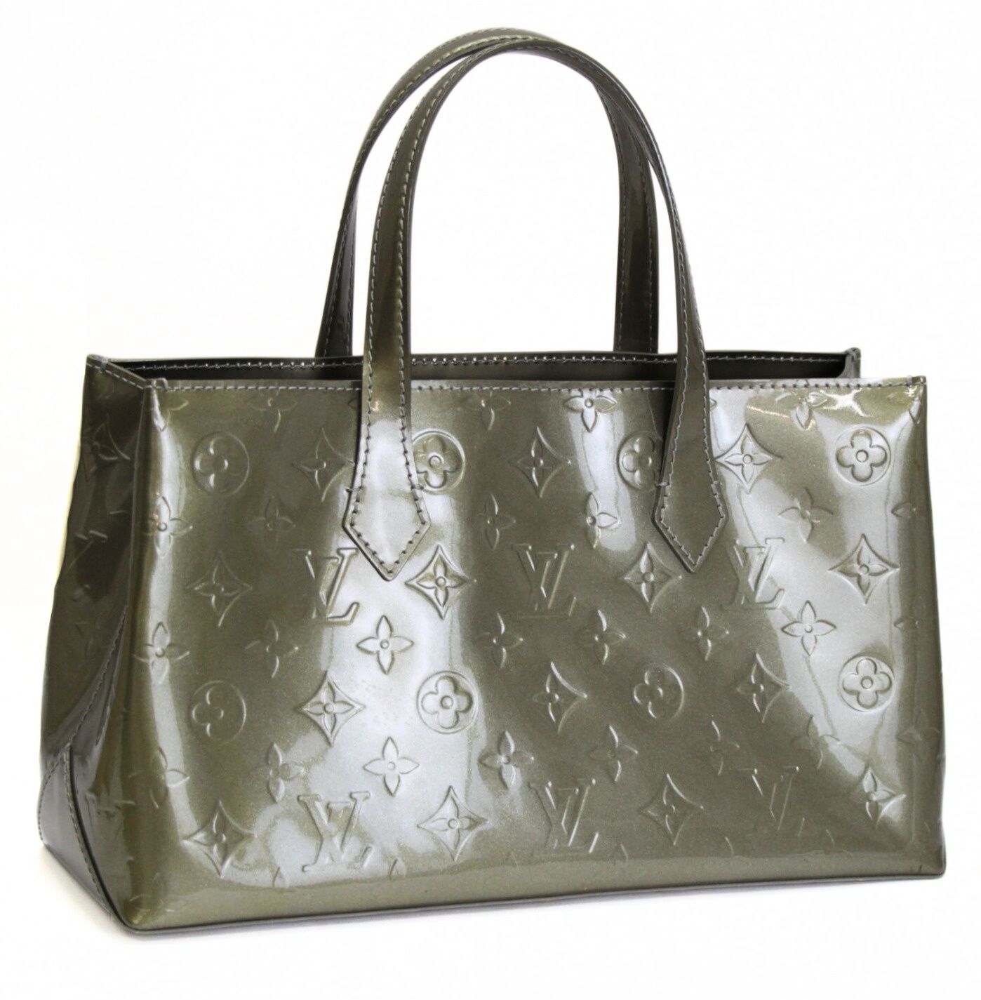 ルイヴィトン Louis Vuitton ウィルシャーPM トートバッグ ヴェルニ