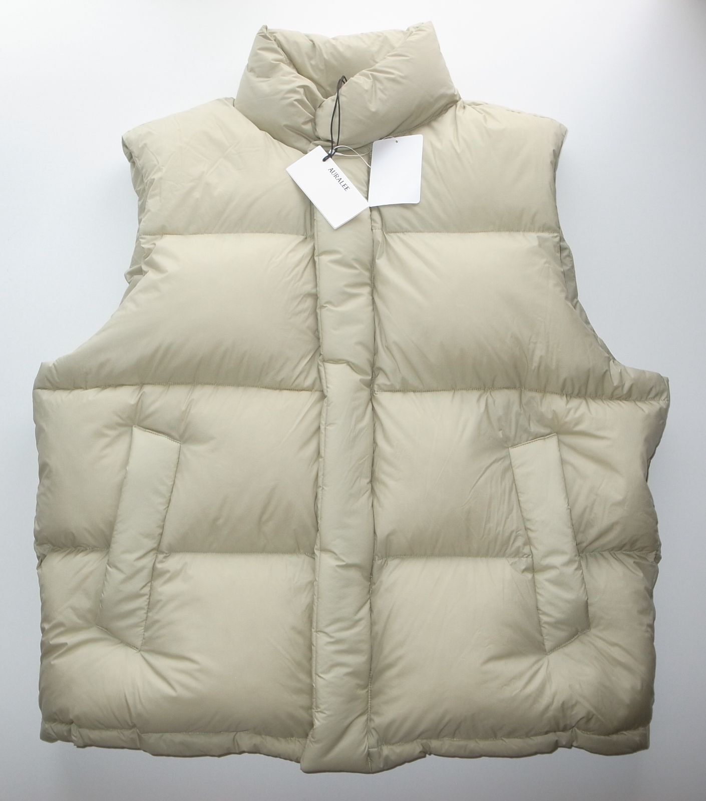 AURALEE Super Light Nylon Ripstop Down Vest ダウンベスト size5