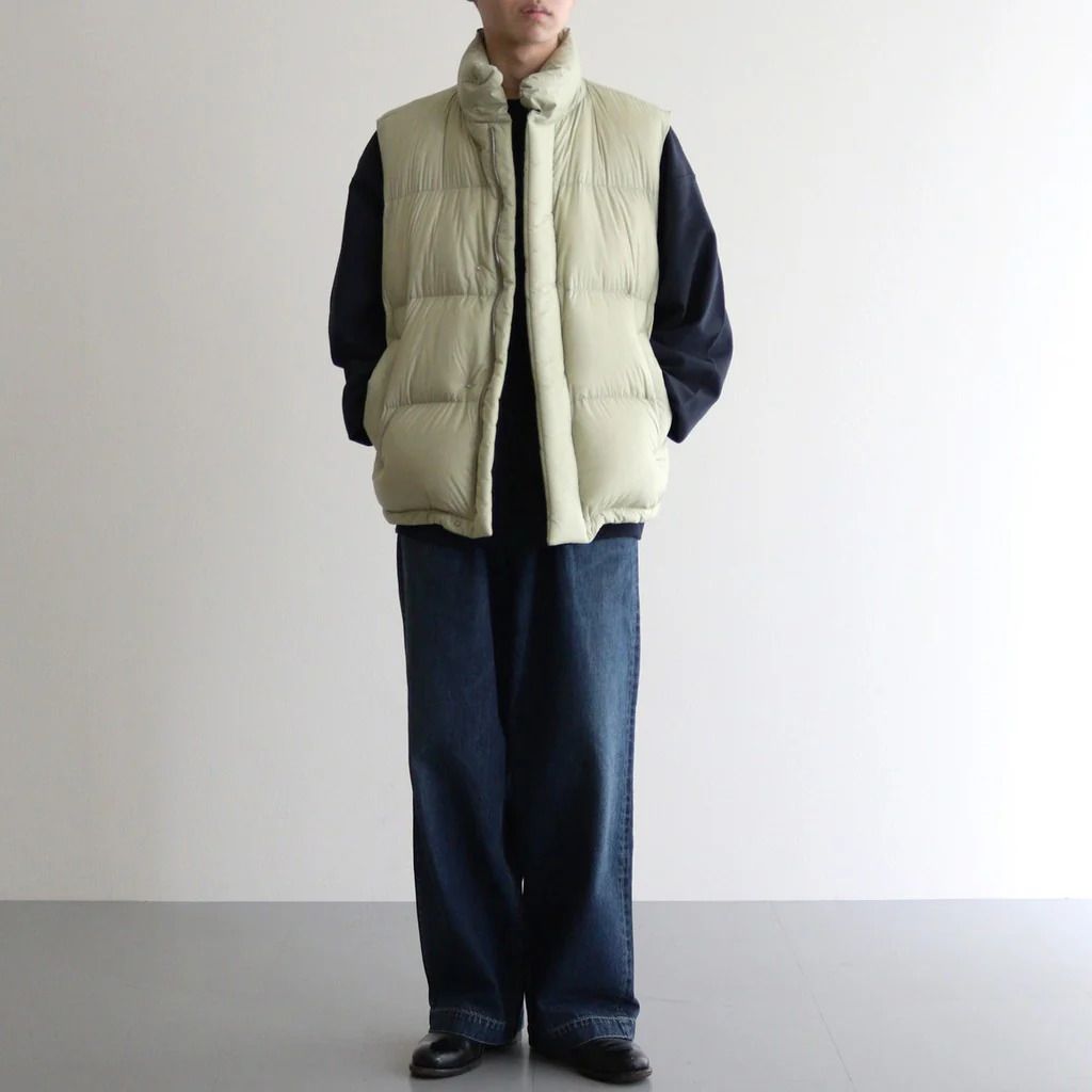 AURALEE Super Light Nylon Ripstop Down Vest ダウンベスト size4