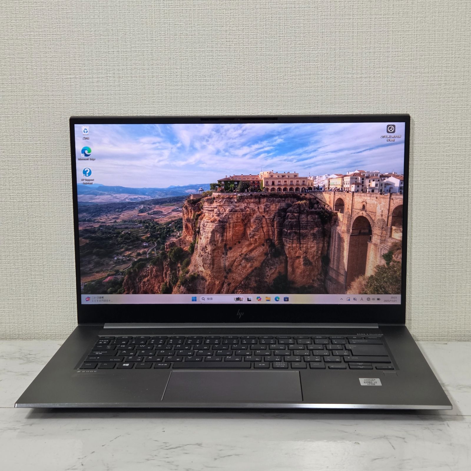1週間保証】HP ZBook Studio G7 / Core i7-10850H / メモリ32GB