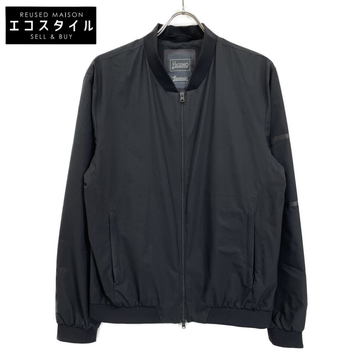 HERNO ヘルノ GI00091UL ﾗﾐﾅｰ ﾌﾞﾗｯｸ ｺﾞｱﾃｯｸｽ ｼﾞｬｹｯﾄ 50 - メルカリ