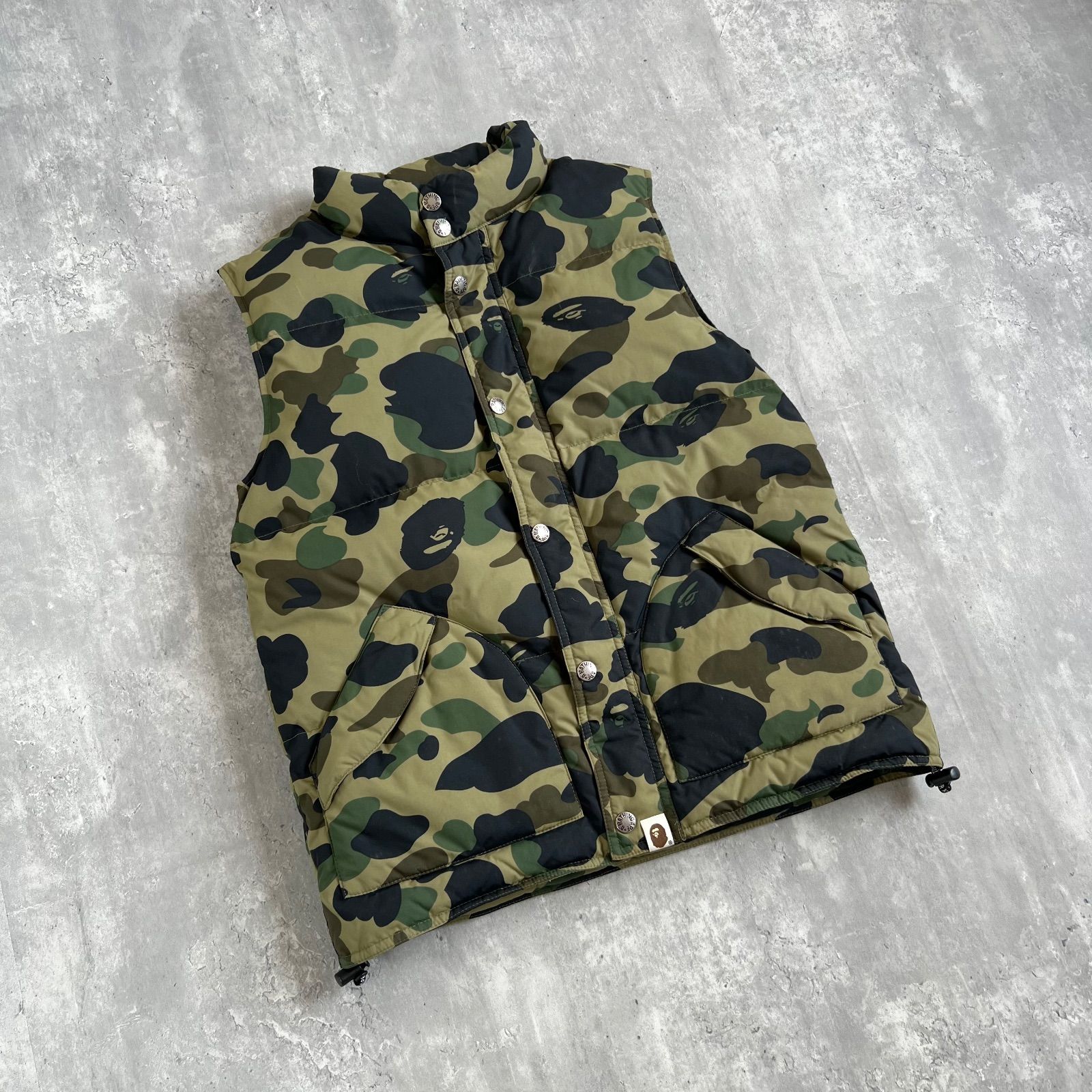 A BATHING APE / アベイシングエイプ 1ST CAMO DOWN VEST / ダウン