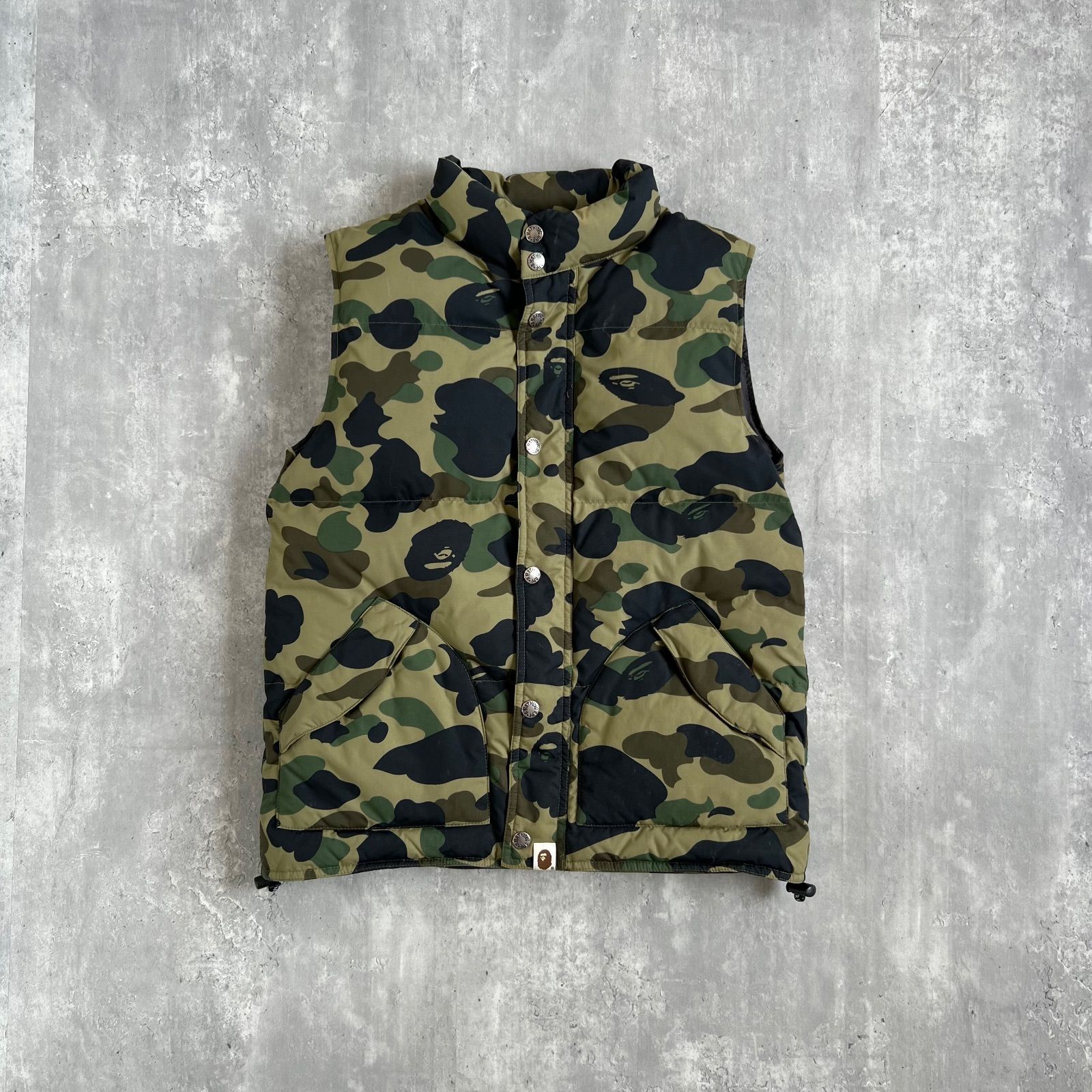 A BATHING APE / アベイシングエイプ 1ST CAMO DOWN VEST / ダウン