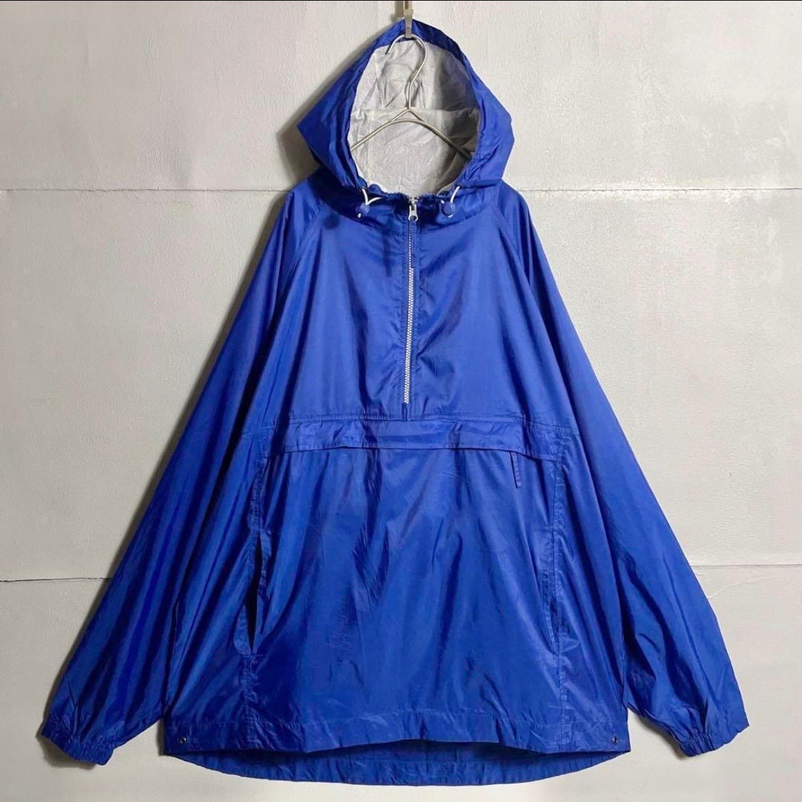 -USA ヴィンテージ ナイロンジャケット アメリカ アノラック プルオーバー