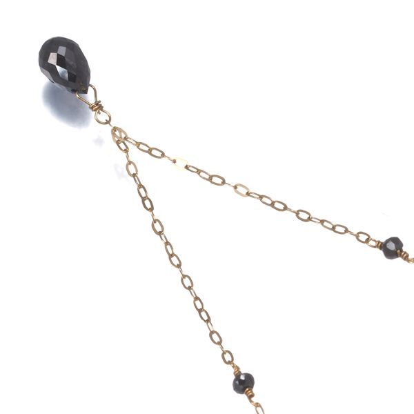 ブリオレットカット　ダイヤモンド　ステーションネックレス ブリオレットカットダイヤモンドステーションネックレス