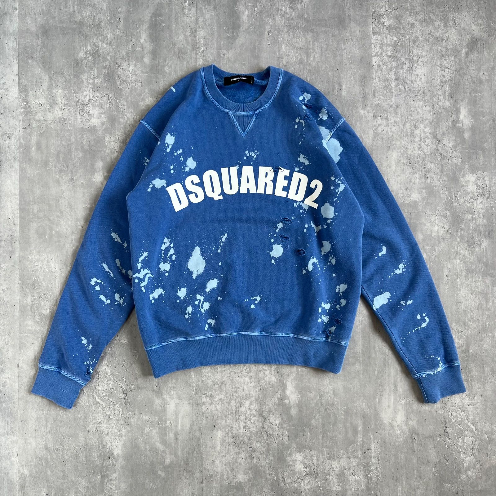 DSQARED2 / ディースクエアード アーチロゴ スプラッシュダメージ加工