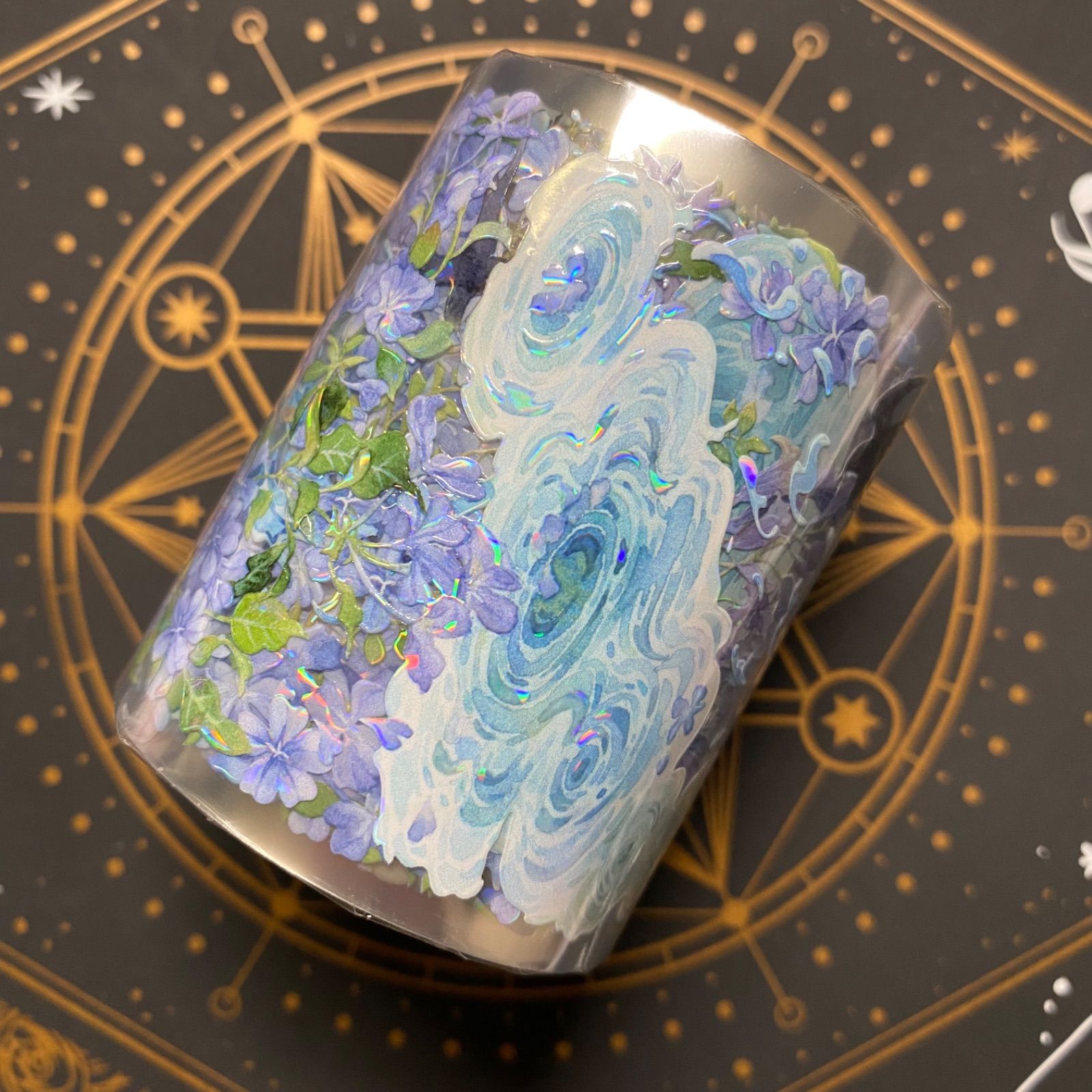 8848】海外 マステ 3/5/巻 貝殻光マスキングテープ お花 ツバメ 月