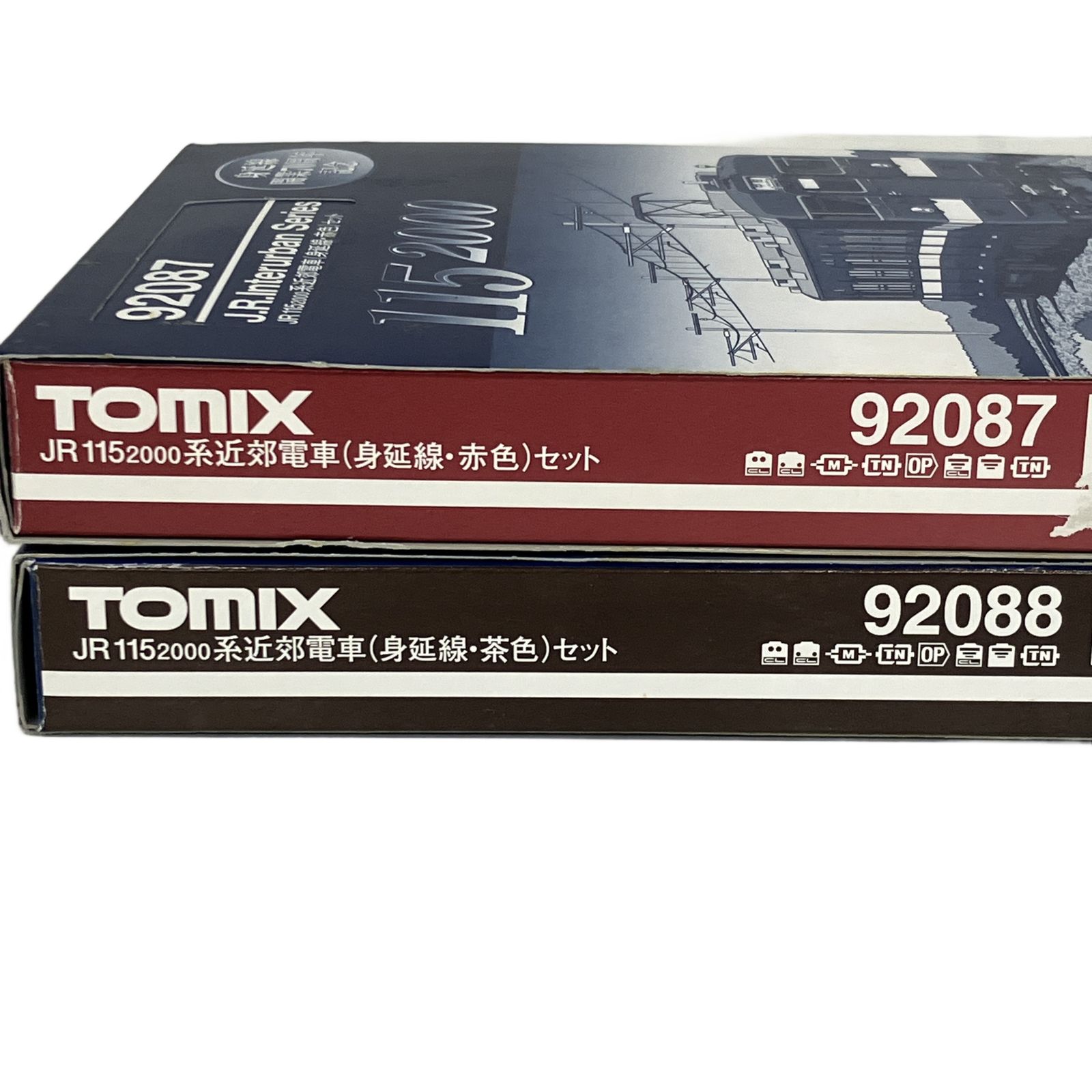 TOMIX 92087 92088 JR115 2000系近郊電車 身延線 赤色 茶色 6両セット