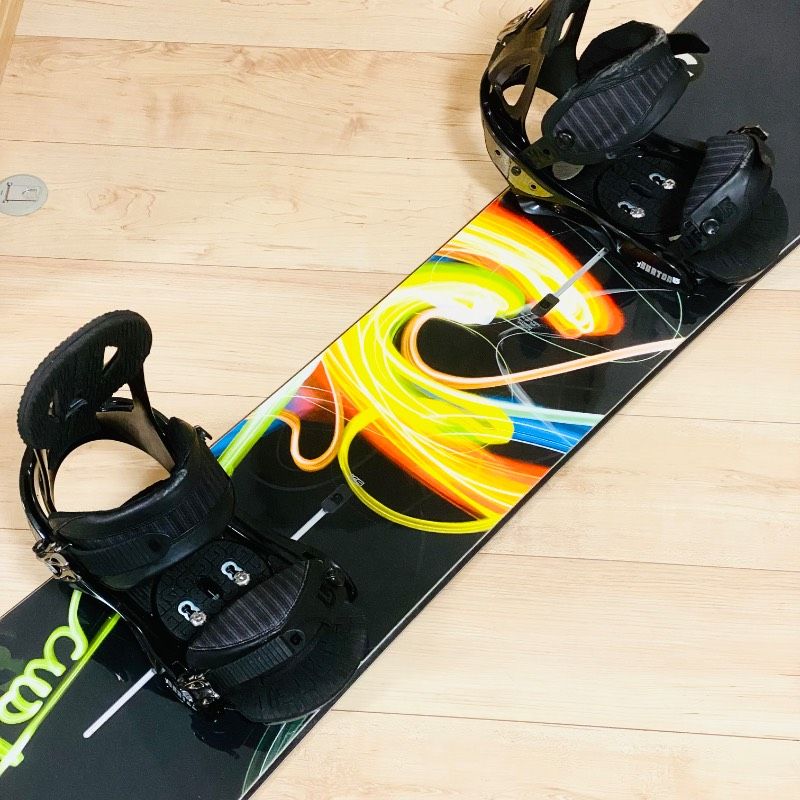 バートン×バートン カスタム×カーテル スノーボード×ビンディング 板