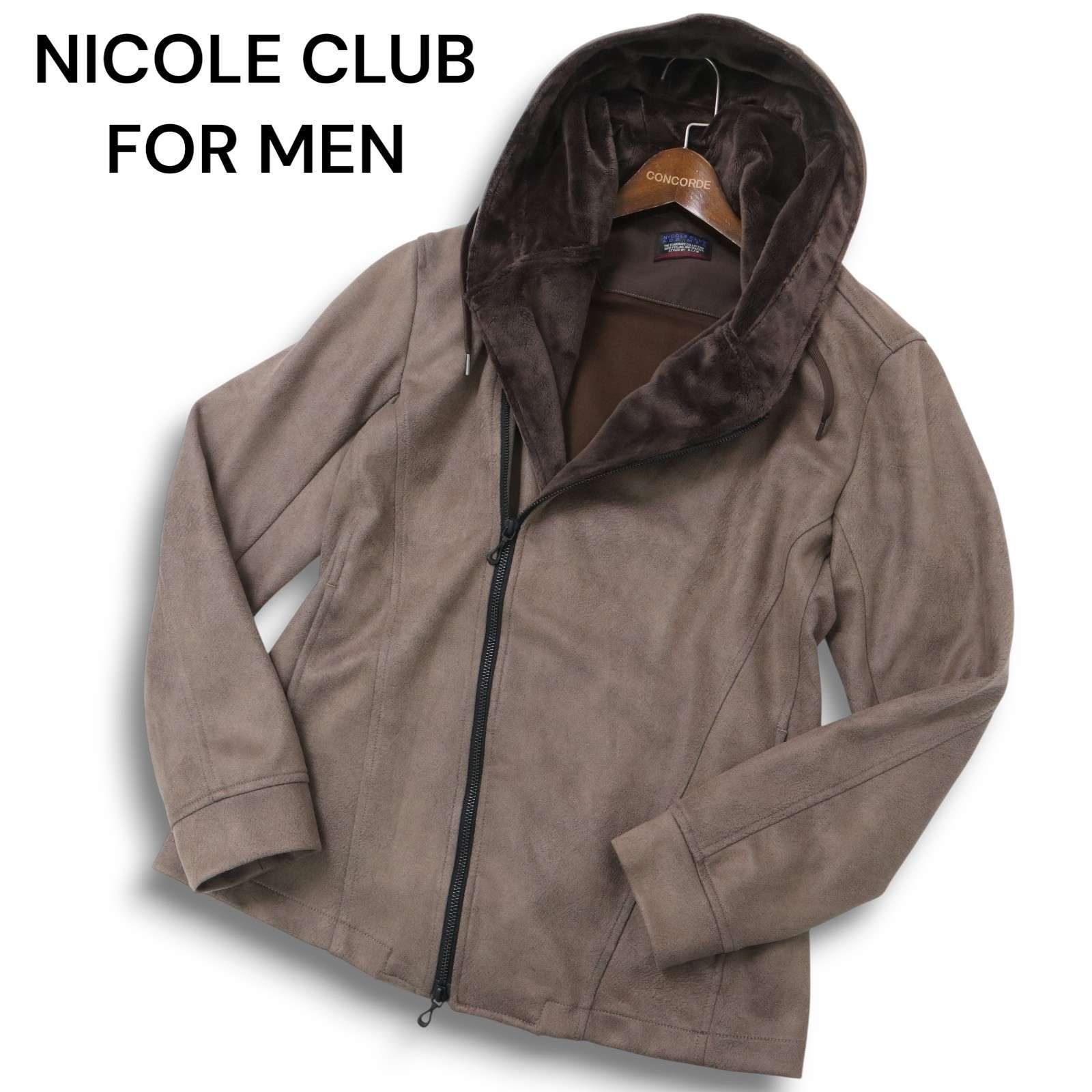 NICOLE CLUB FOR MEN ニコルクラブ フォーメン 秋冬 スウェード 起毛