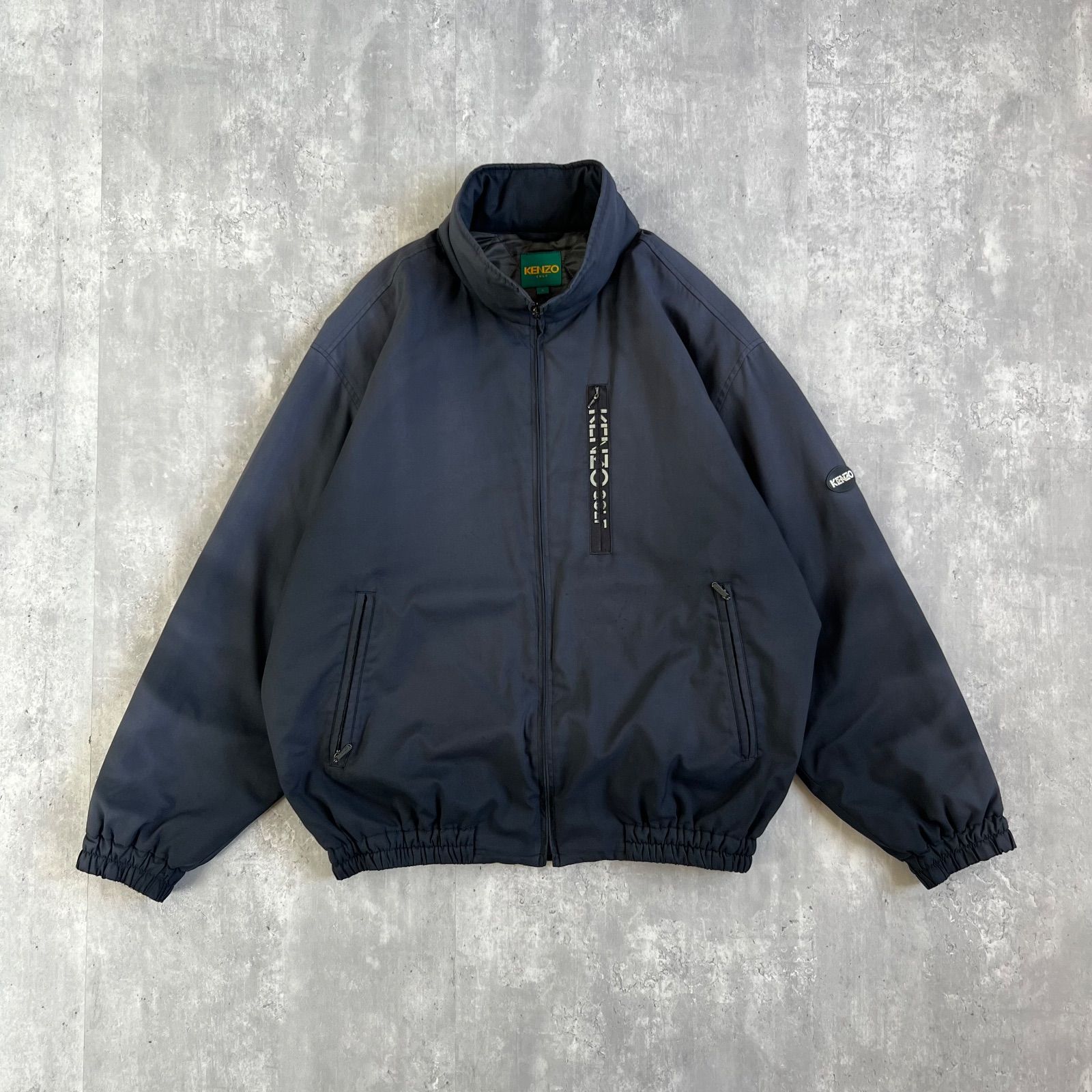 KENZO GOLF / ケンゾーゴルフ 中綿入り ジップアップジャケット 収納 