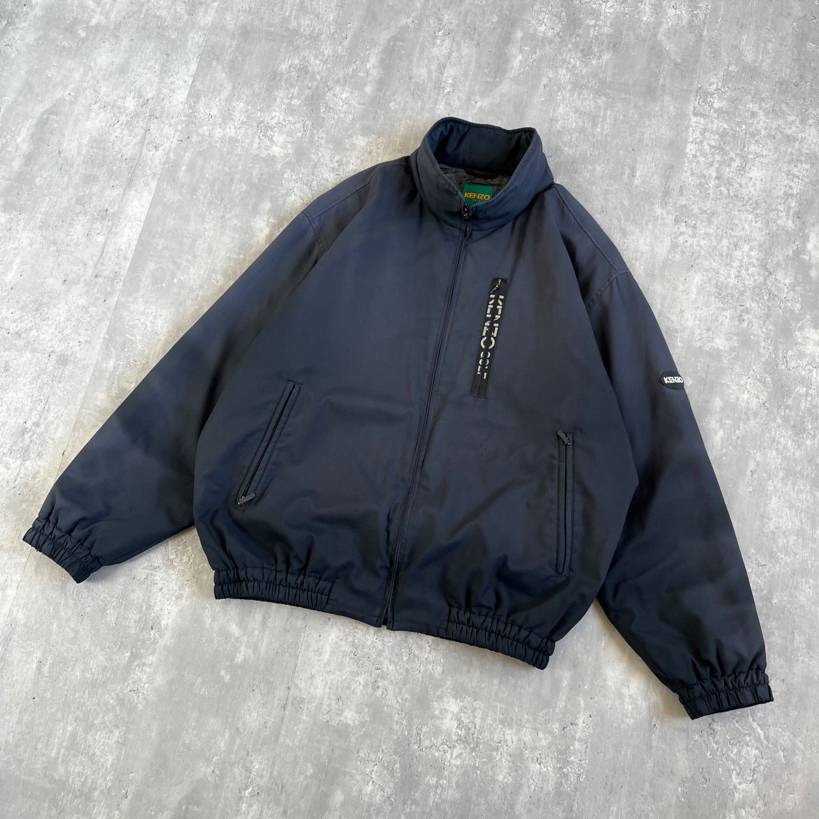 KENZO GOLF / ケンゾーゴルフ 中綿入り ジップアップジャケット 収納 