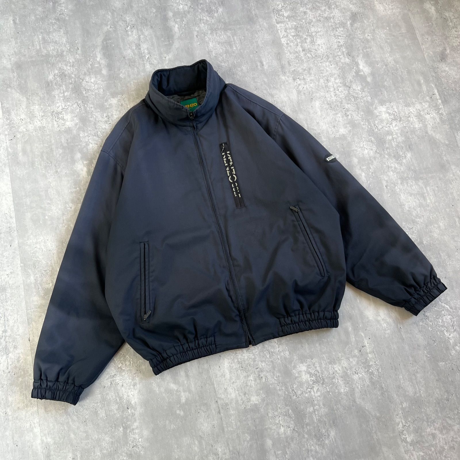 KENZO GOLF / ケンゾーゴルフ 中綿入り ジップアップジャケット 収納 