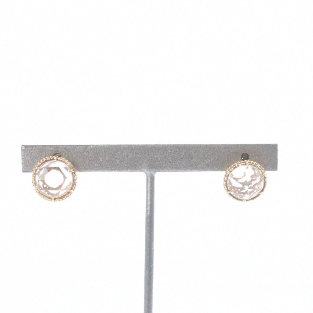 アガット agete クォーツ ピアス K10 イエローゴールド - メルカリ