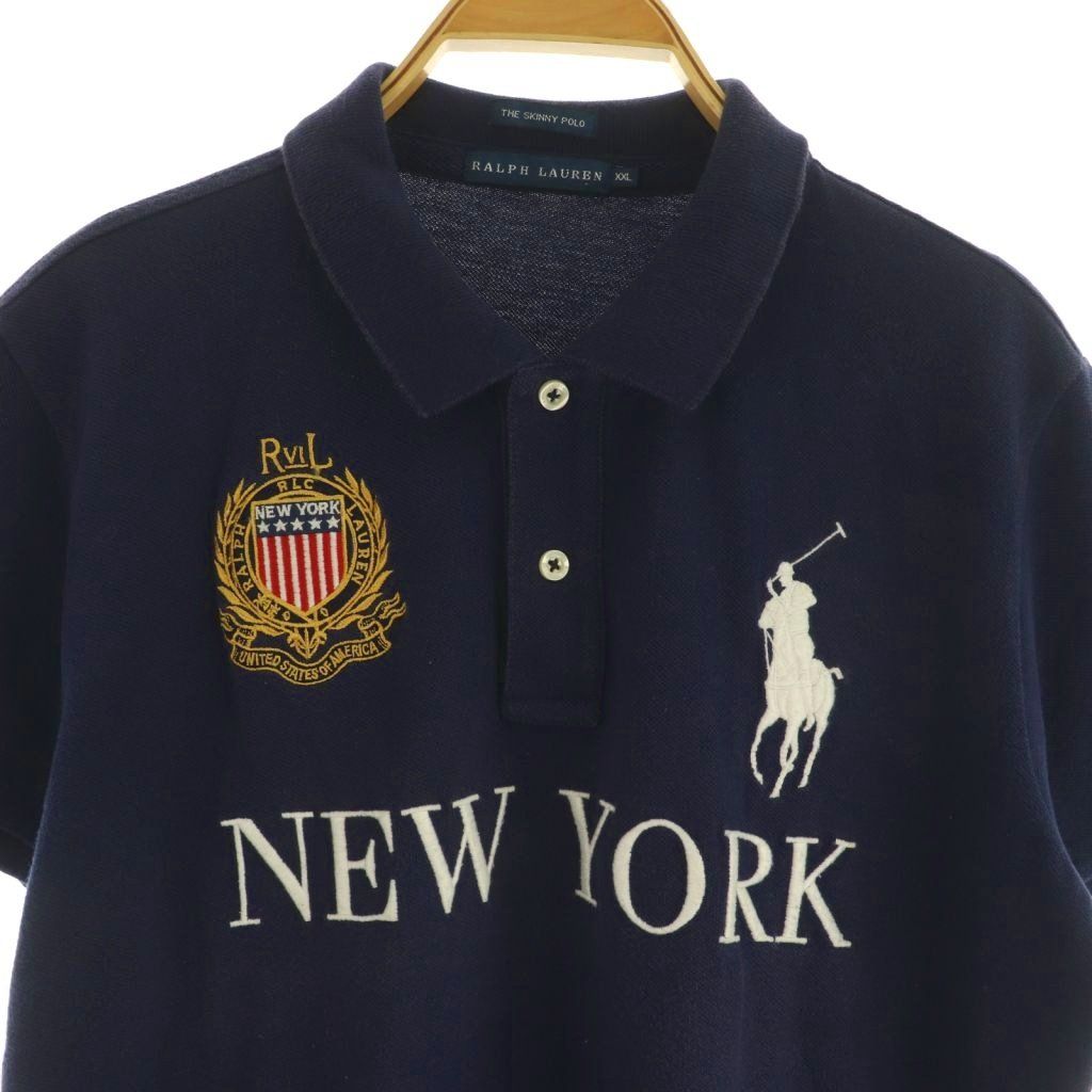 ラルフローレン RALPH LAUREN THE SKINNY POLO ロゴ刺繍 半袖