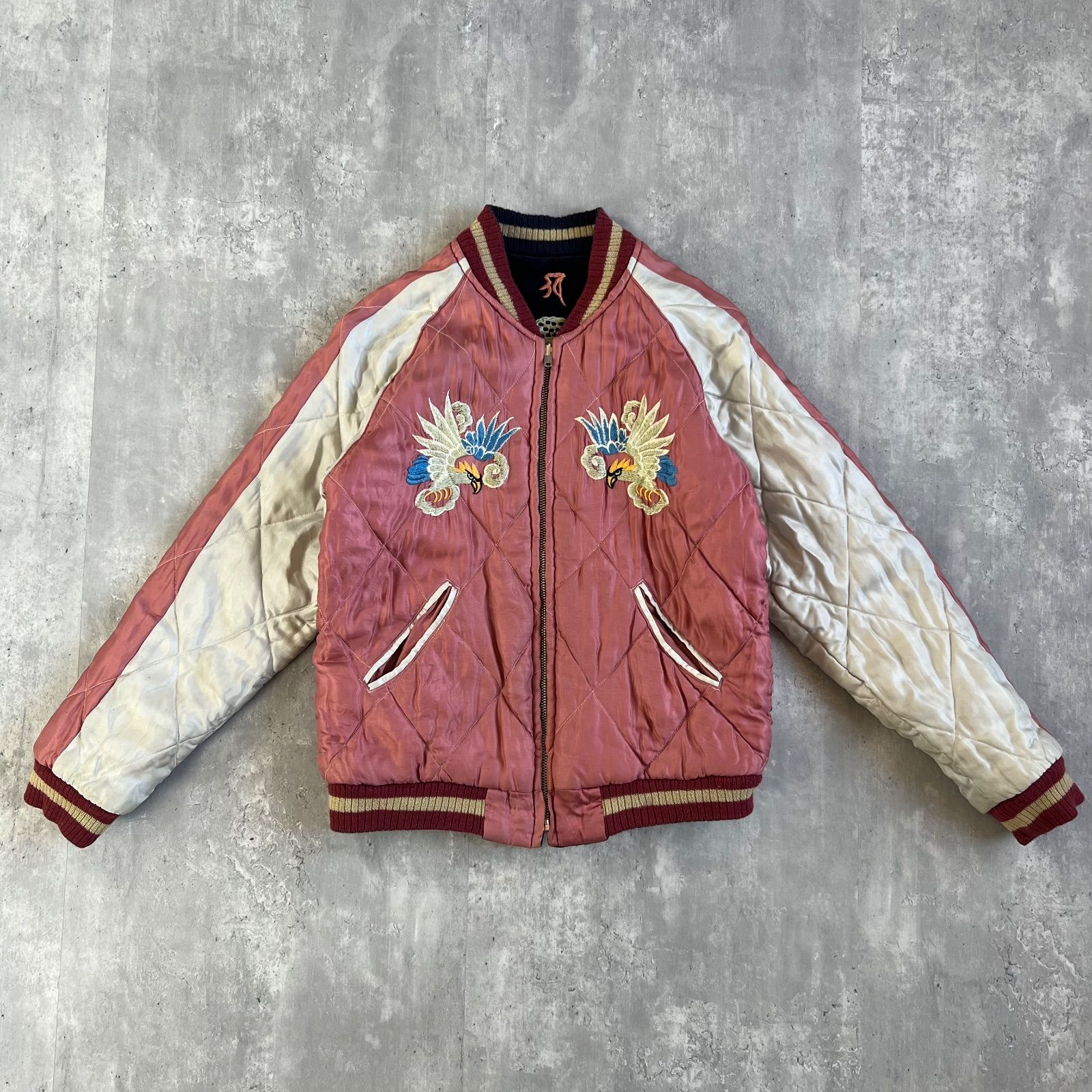 東洋エンタープライズ 40周年記念 別珍 リバーシブルスカジャン 大仏　Ｍ 港商 東洋エンタープライズ 40周年記念モデル・GREAT BUDDHA 別珍