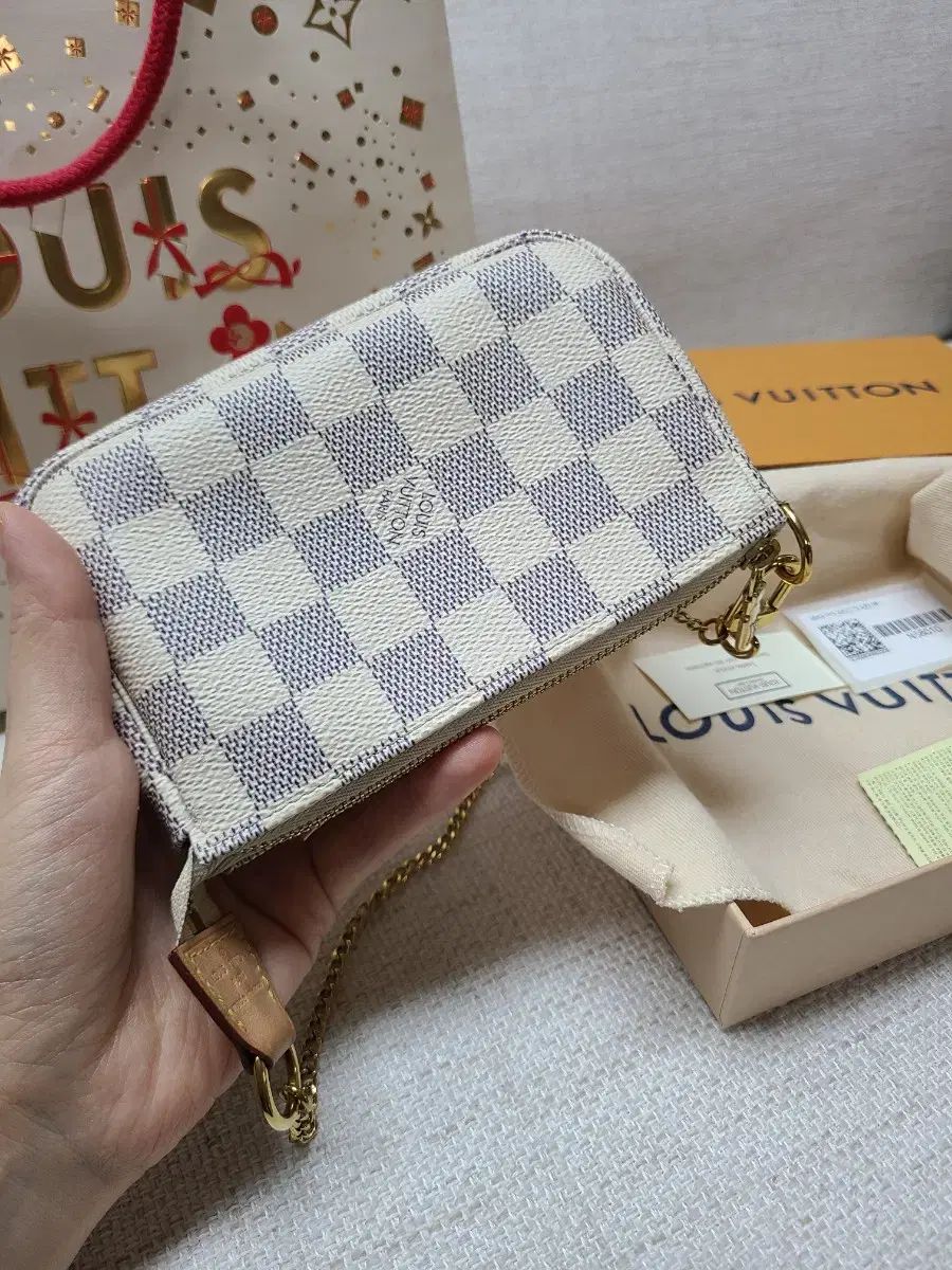 Louis Vuitton ミニポシェット アクセソワール アズール ダミエ - メルカリ