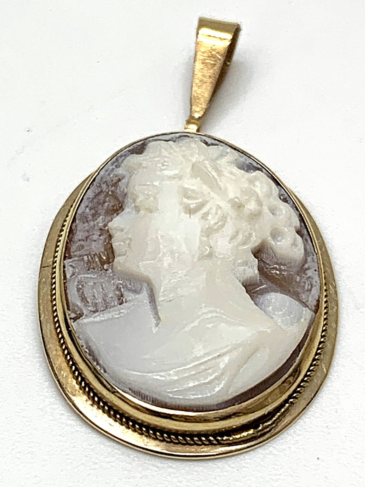 K14 Donadio ドナディオ カメオ ネックレストップ ペンダントトップ