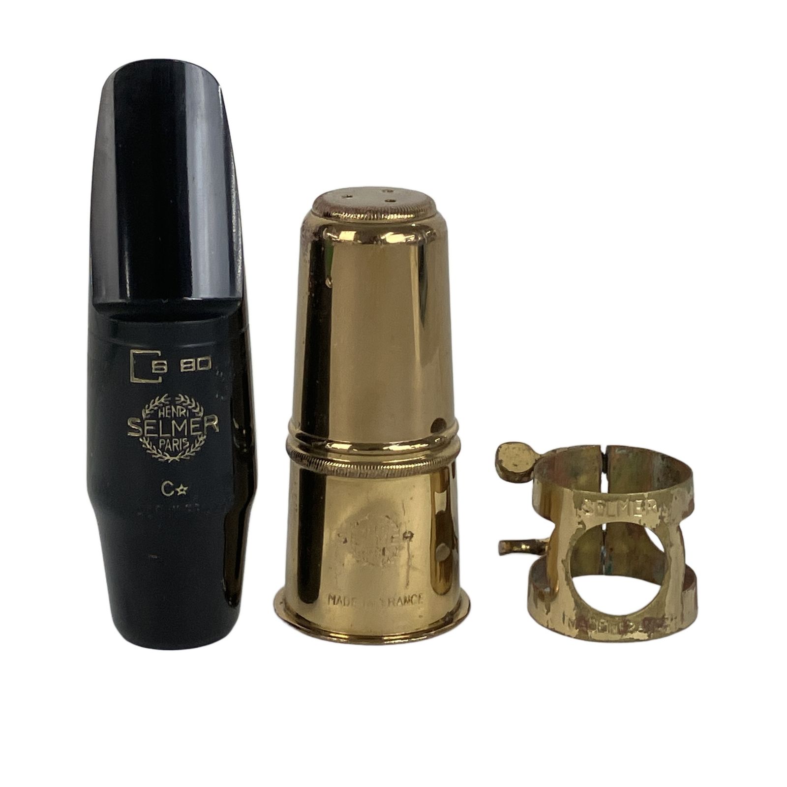 SELMER S80 C☆ マウスピース リガチャー付き アルトサックス用 管楽器