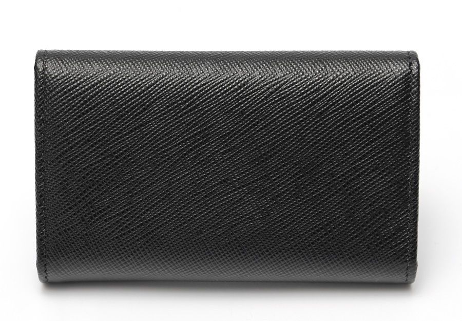 プラダ / PRADA サフィアーノ トライアングル キーケース 1PG004