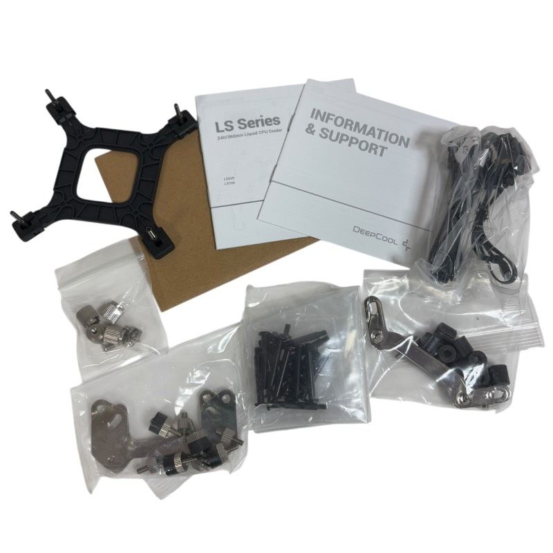 極美品】DEEPCOOL LS720 360mm 水冷CPUクーラー ブラック 使用感なし